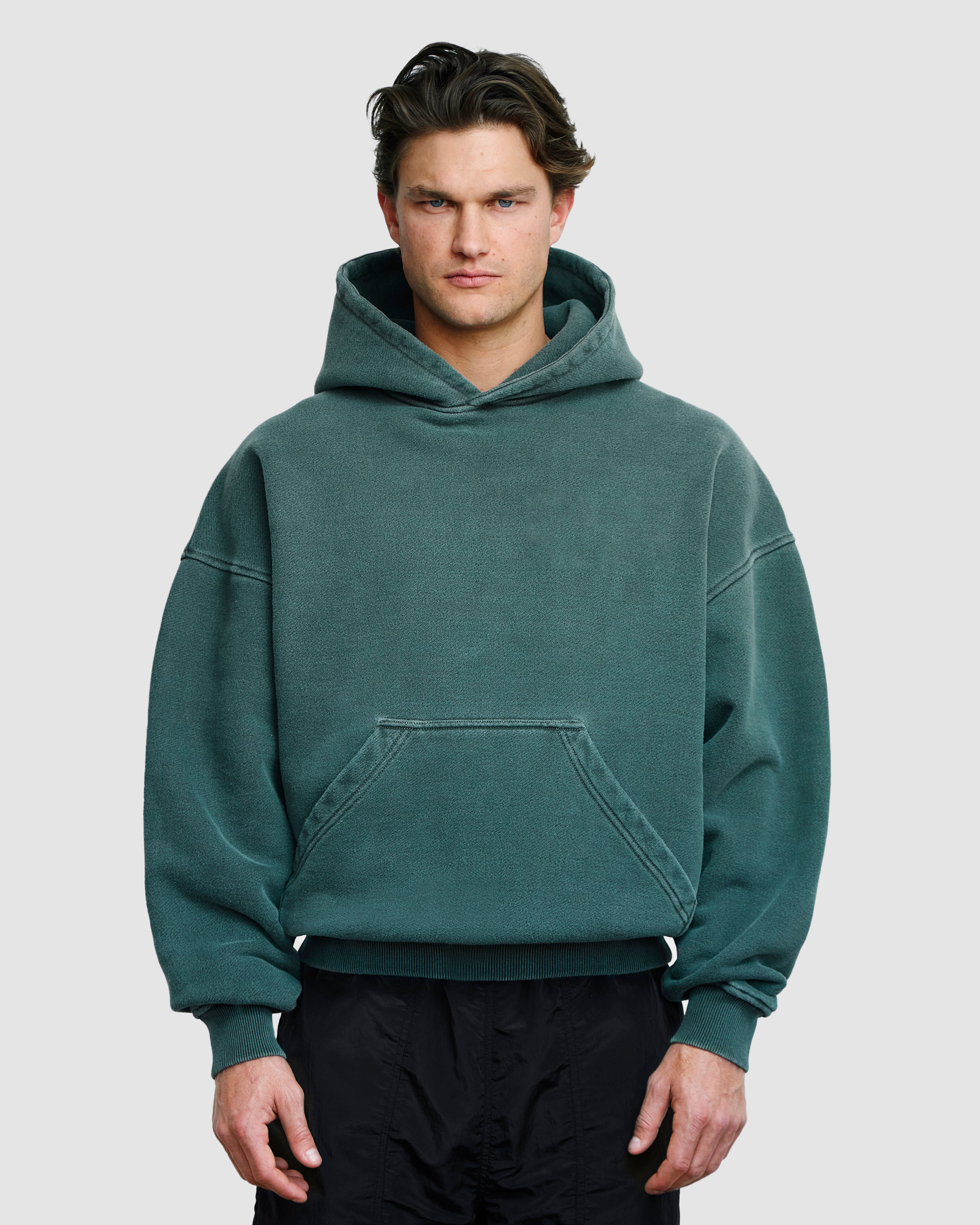 Blank Hoodie - Washed Green