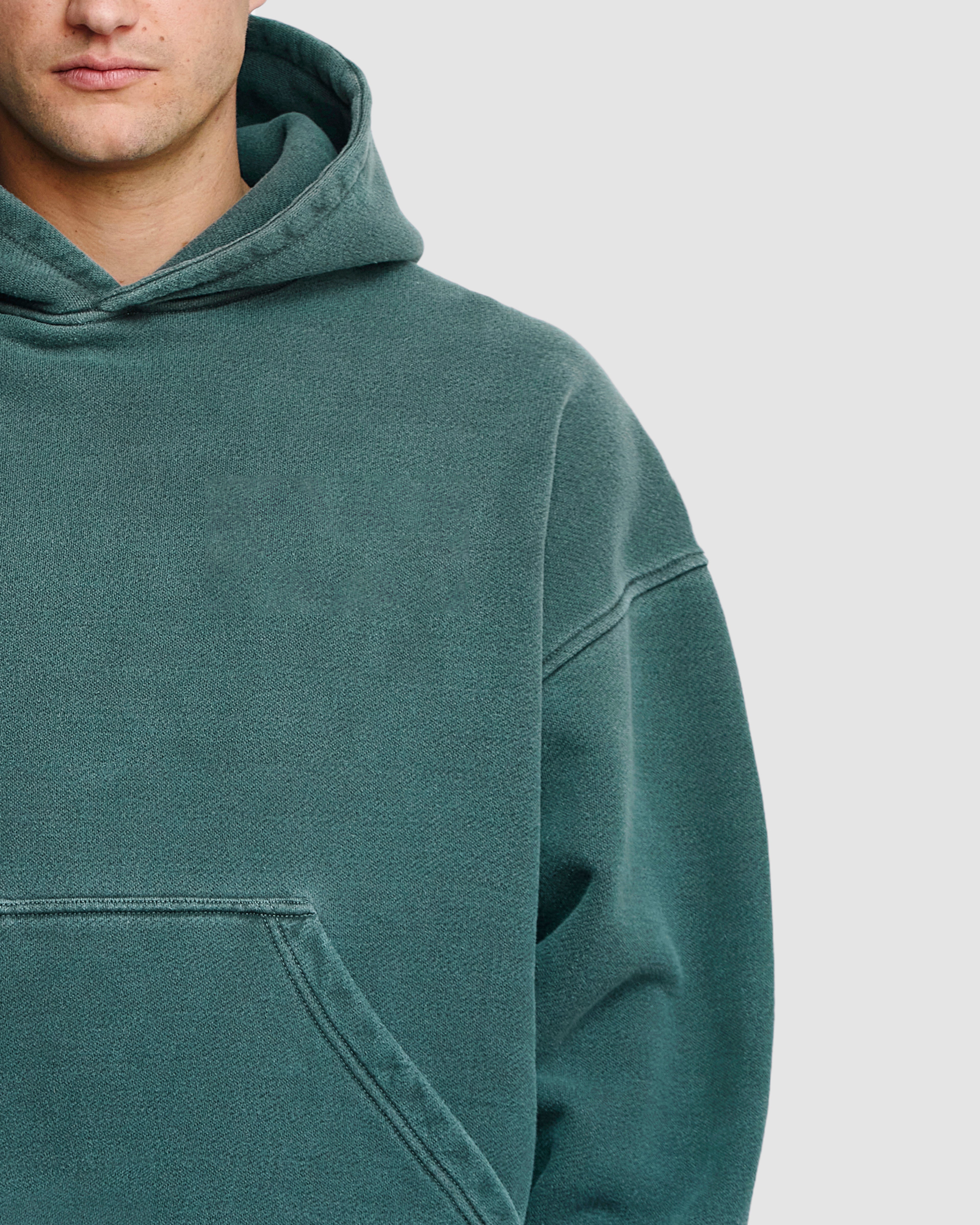 Blank Hoodie - Washed Green