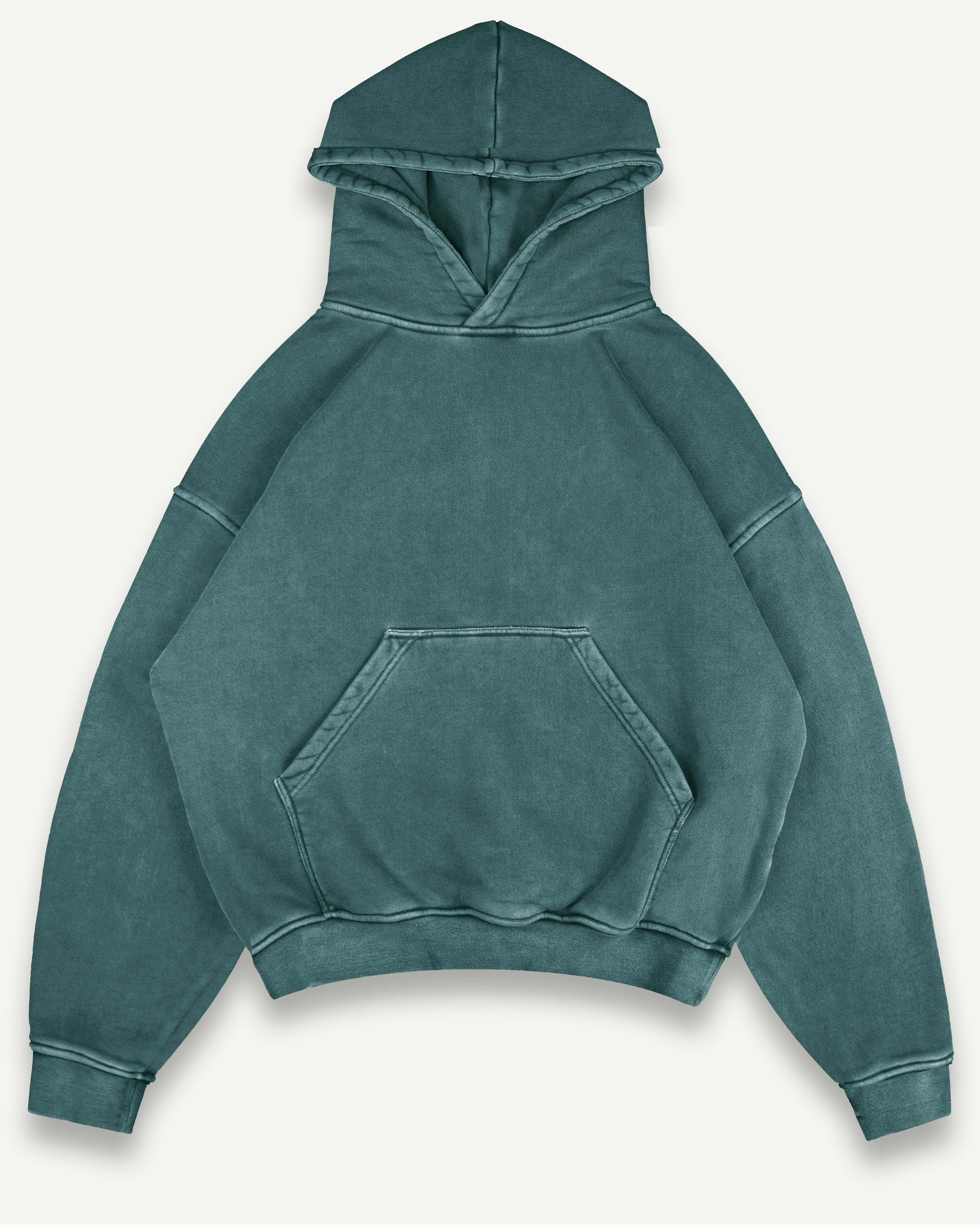 Blank Hoodie - Washed Green