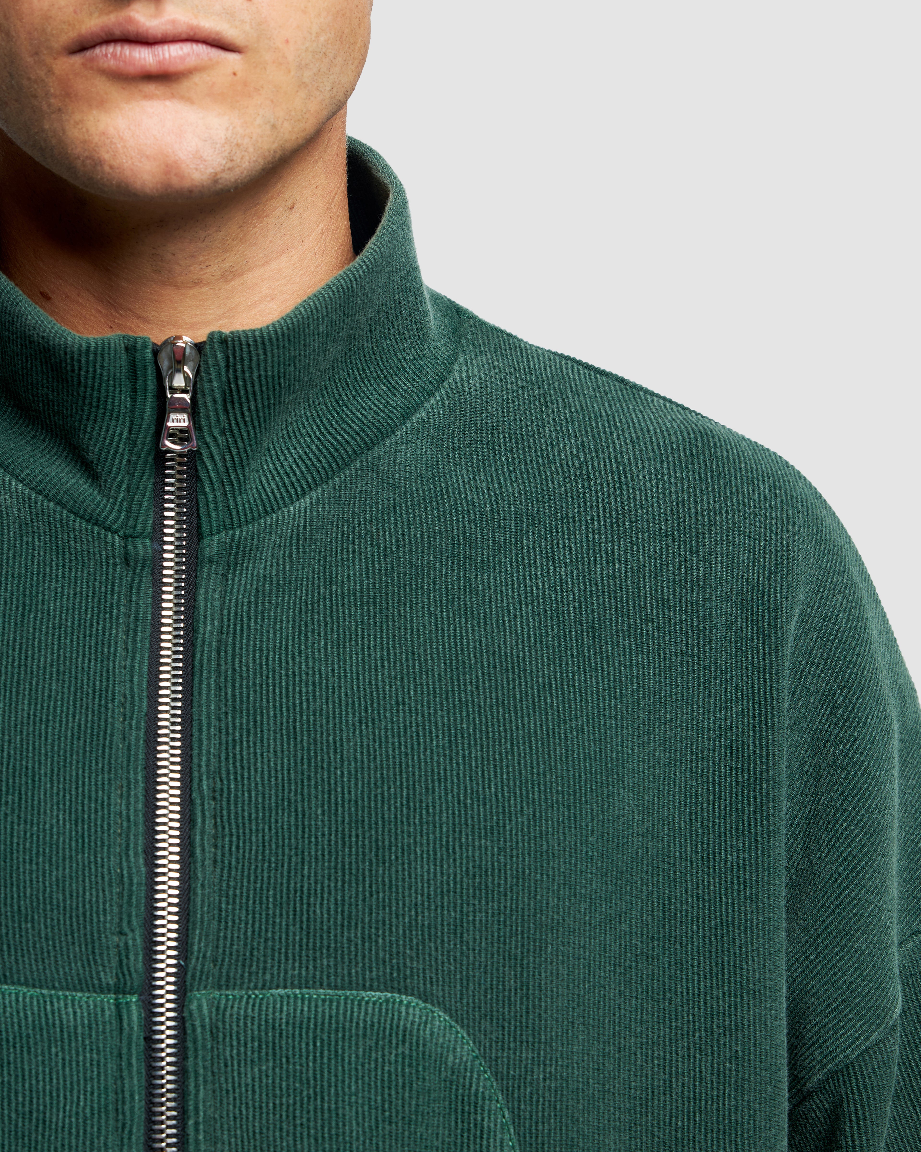 Ottoman Track Jacket - Washed Green