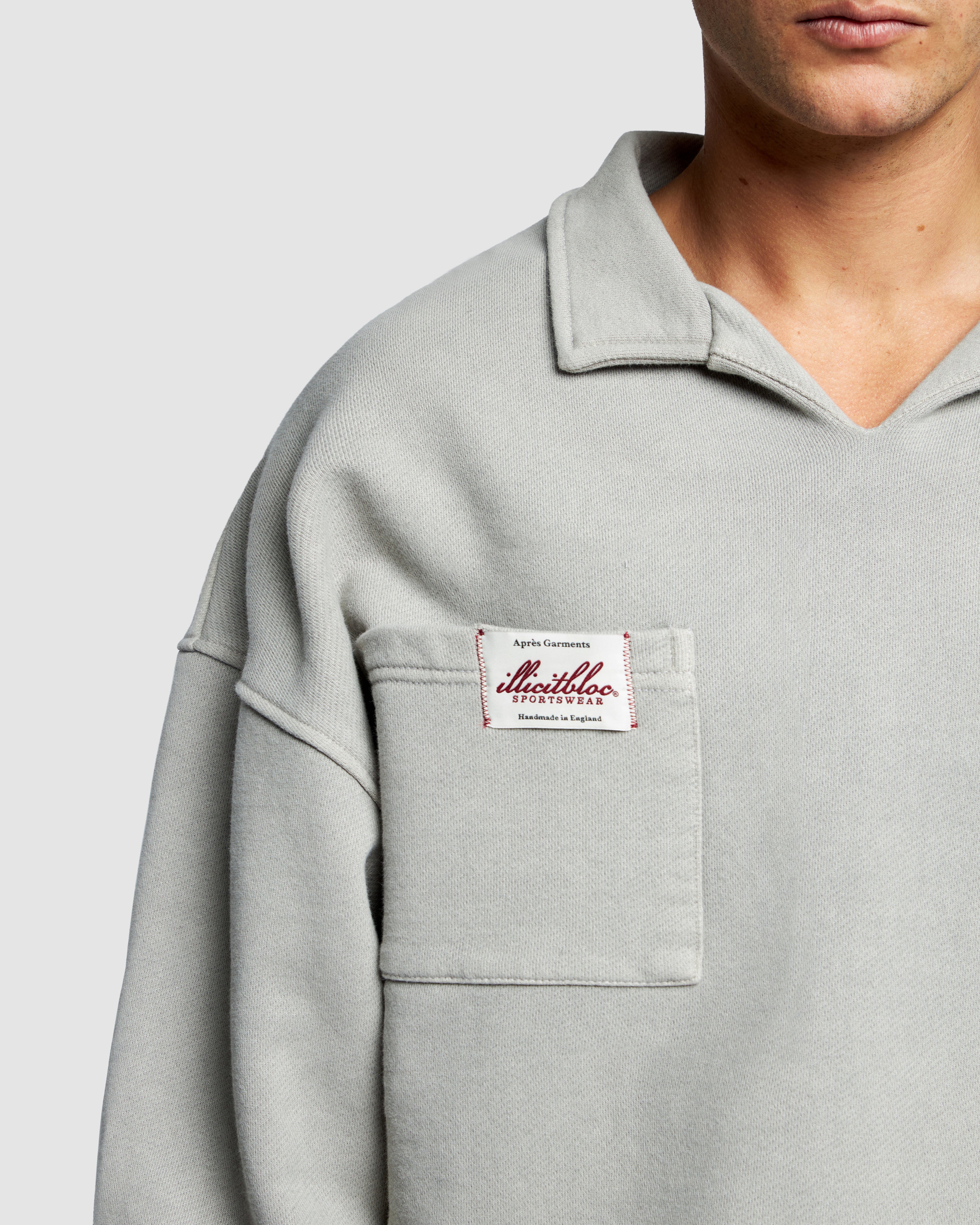 Après Drill Top - Powder Grey