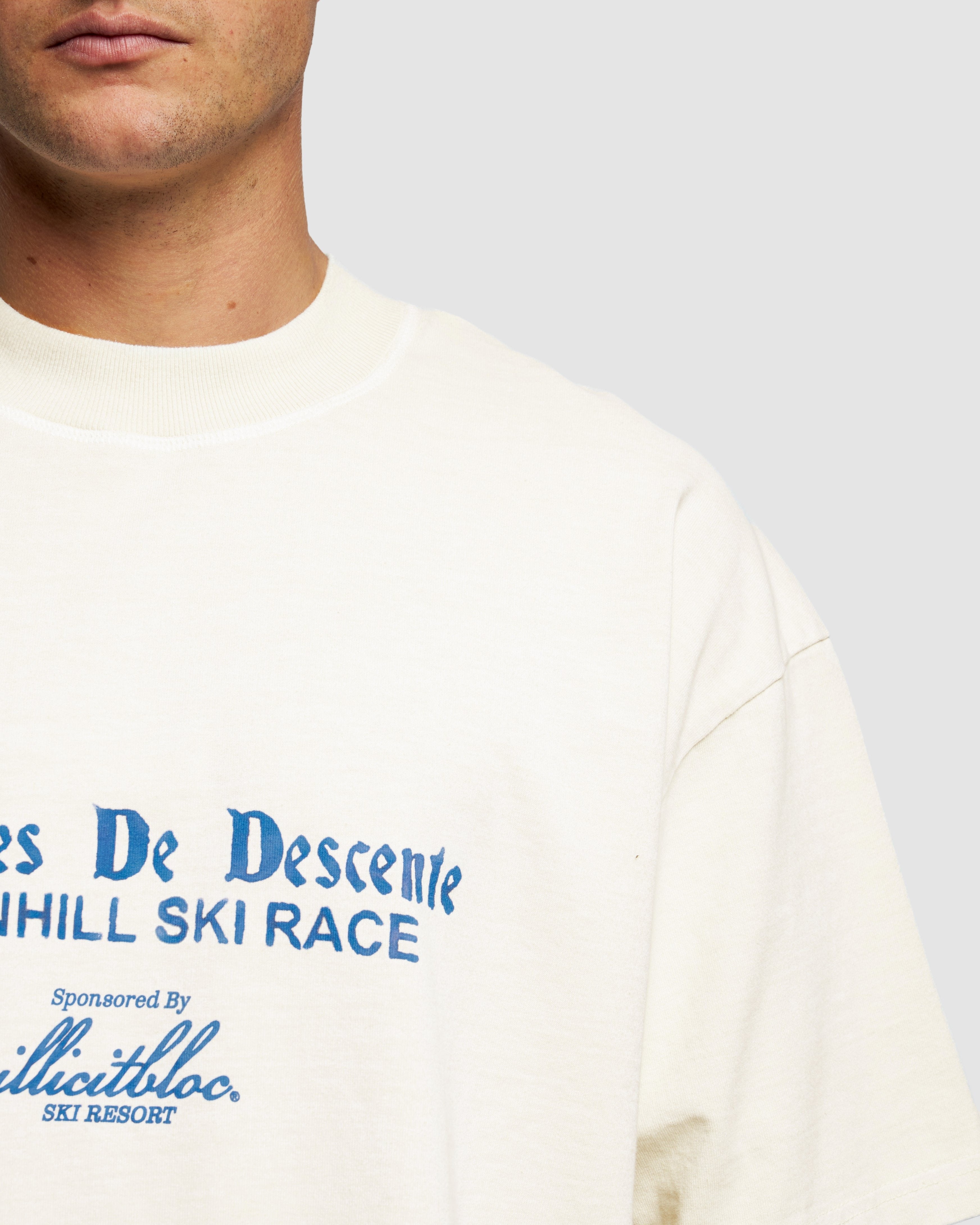 Descente T-shirt - Oyster