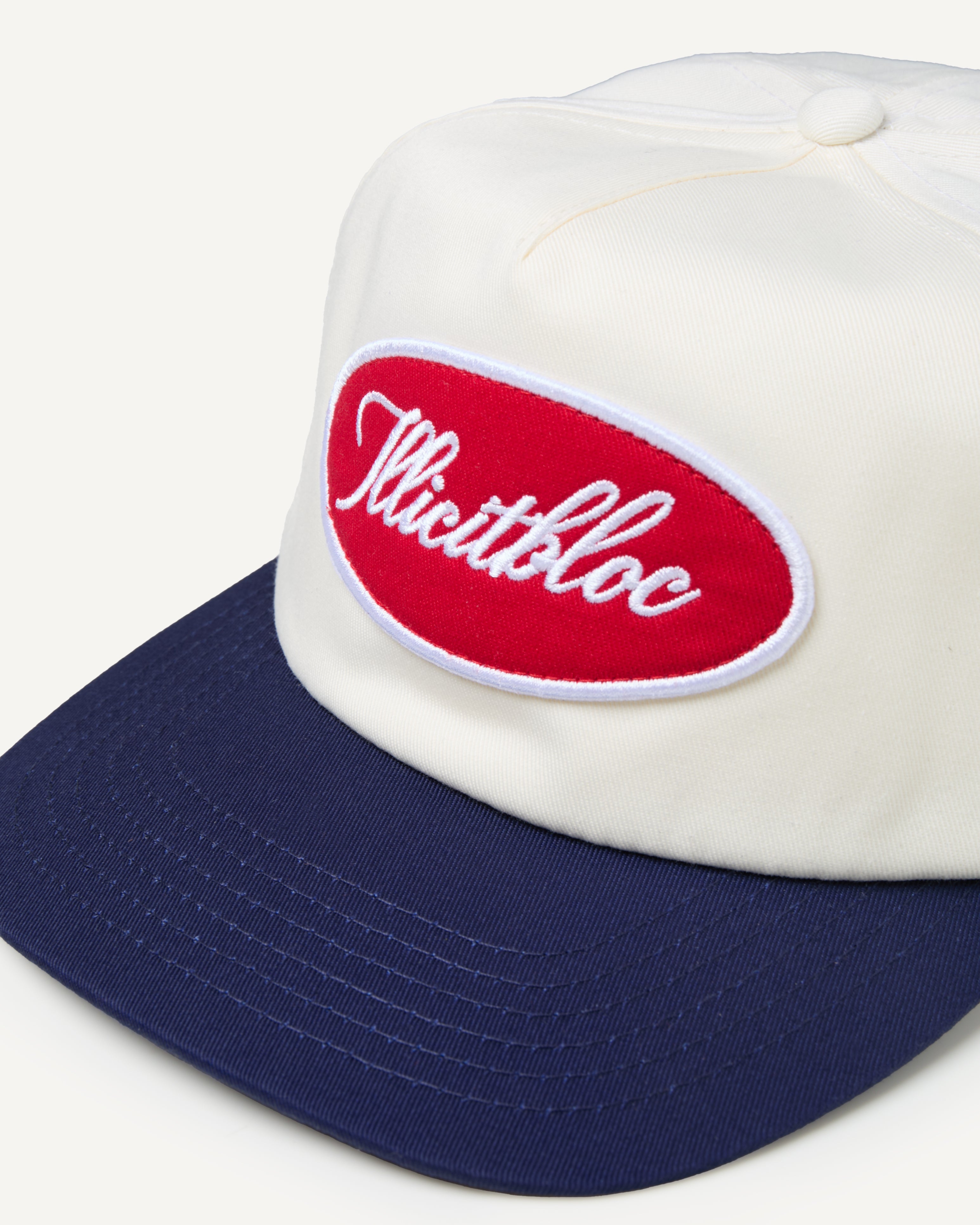 Worker Two Tone Cap - Cream/Navy