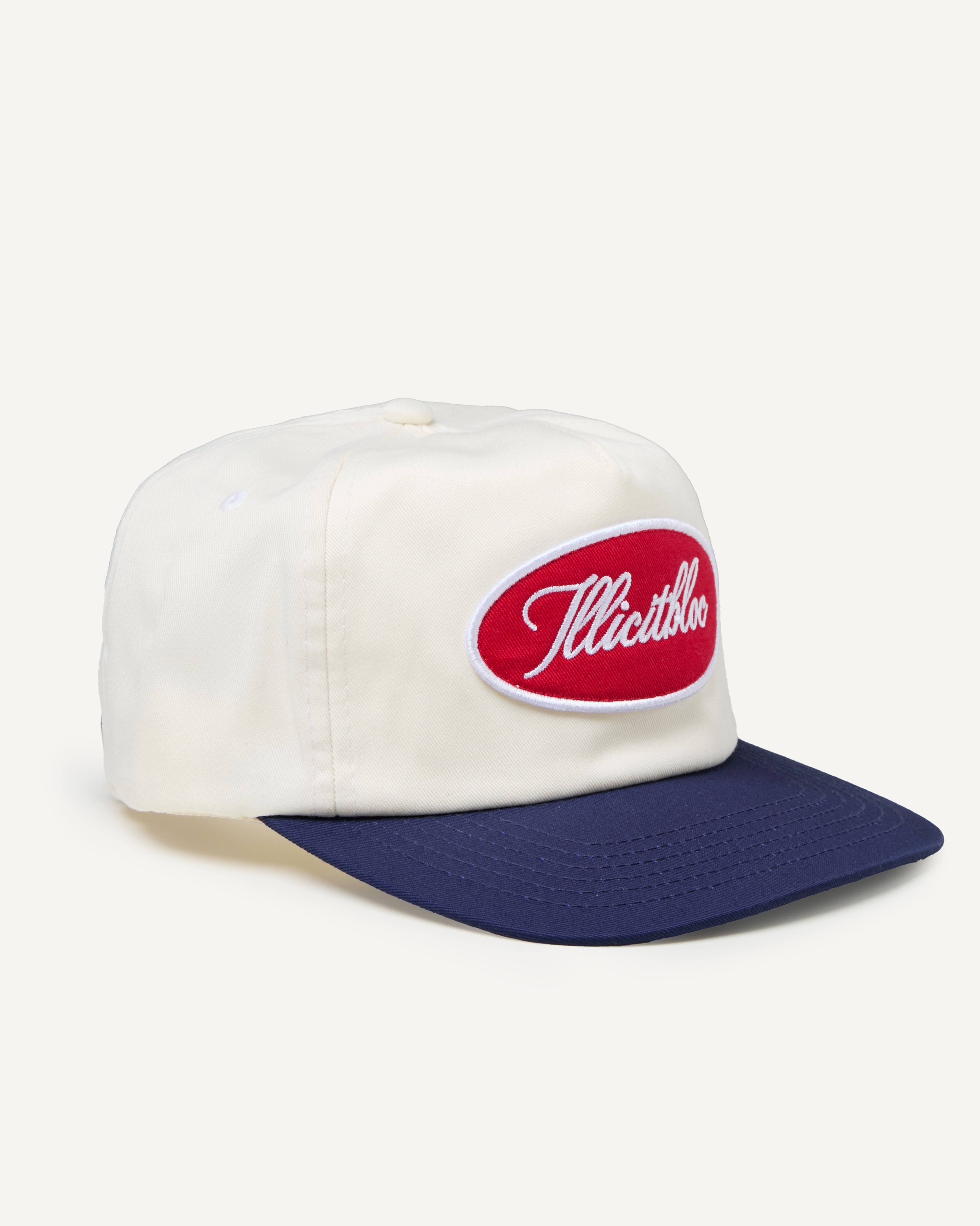 Worker Two Tone Cap - Cream/Navy