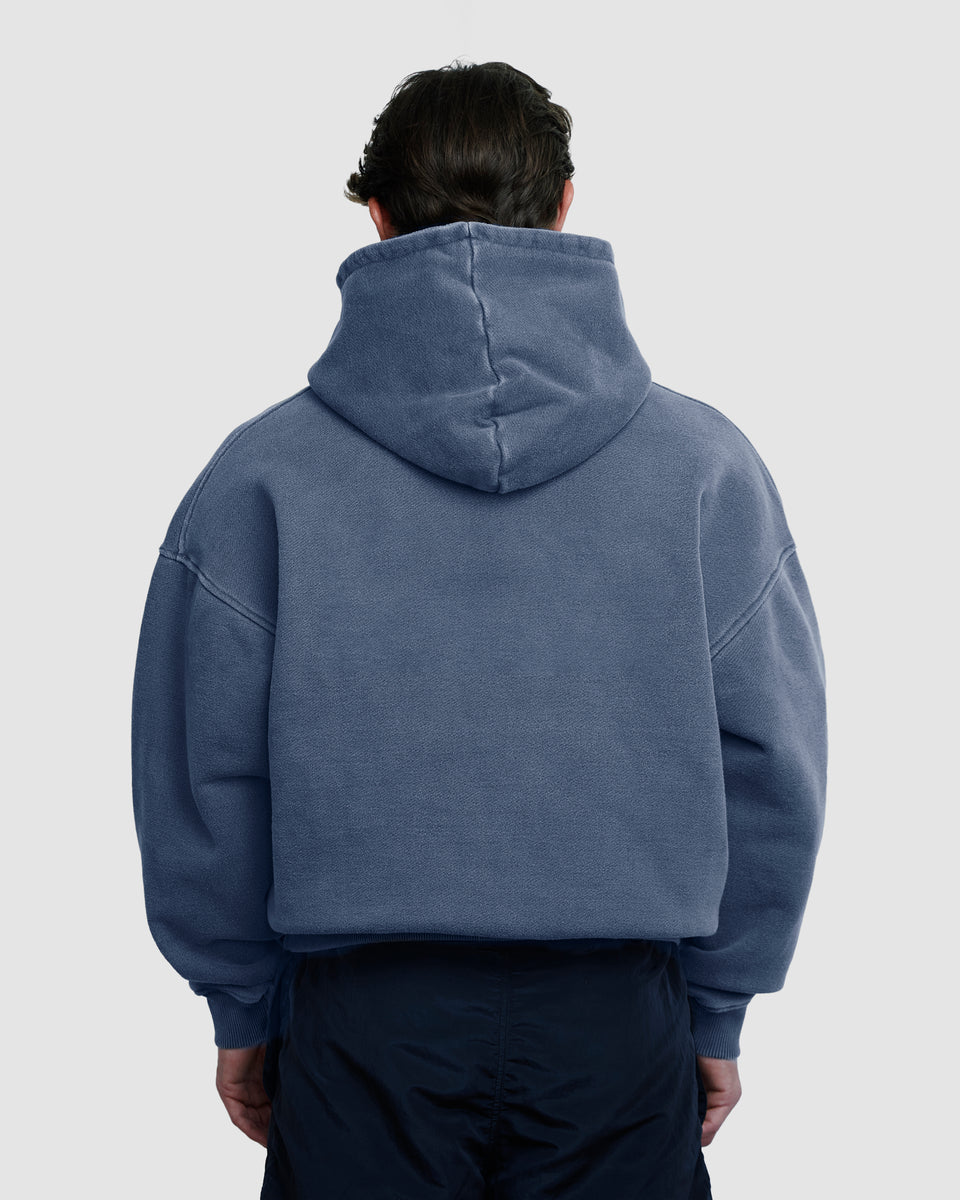 BLANK HOODIE WASHED NAVY ILLICIT BLOC blank-hoodie-washed-navy-illicit-bloc