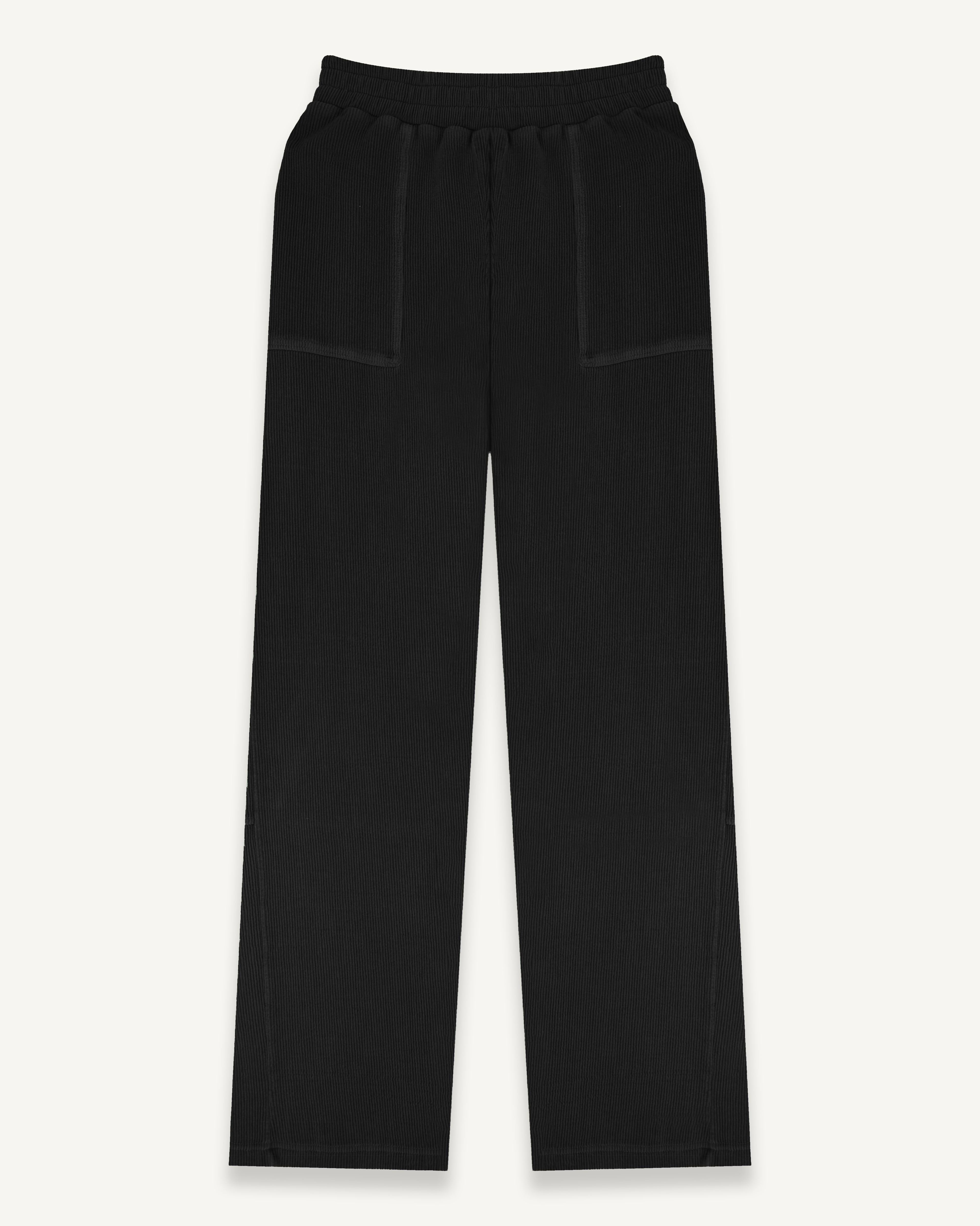 Ottoman Straight Leg - Black