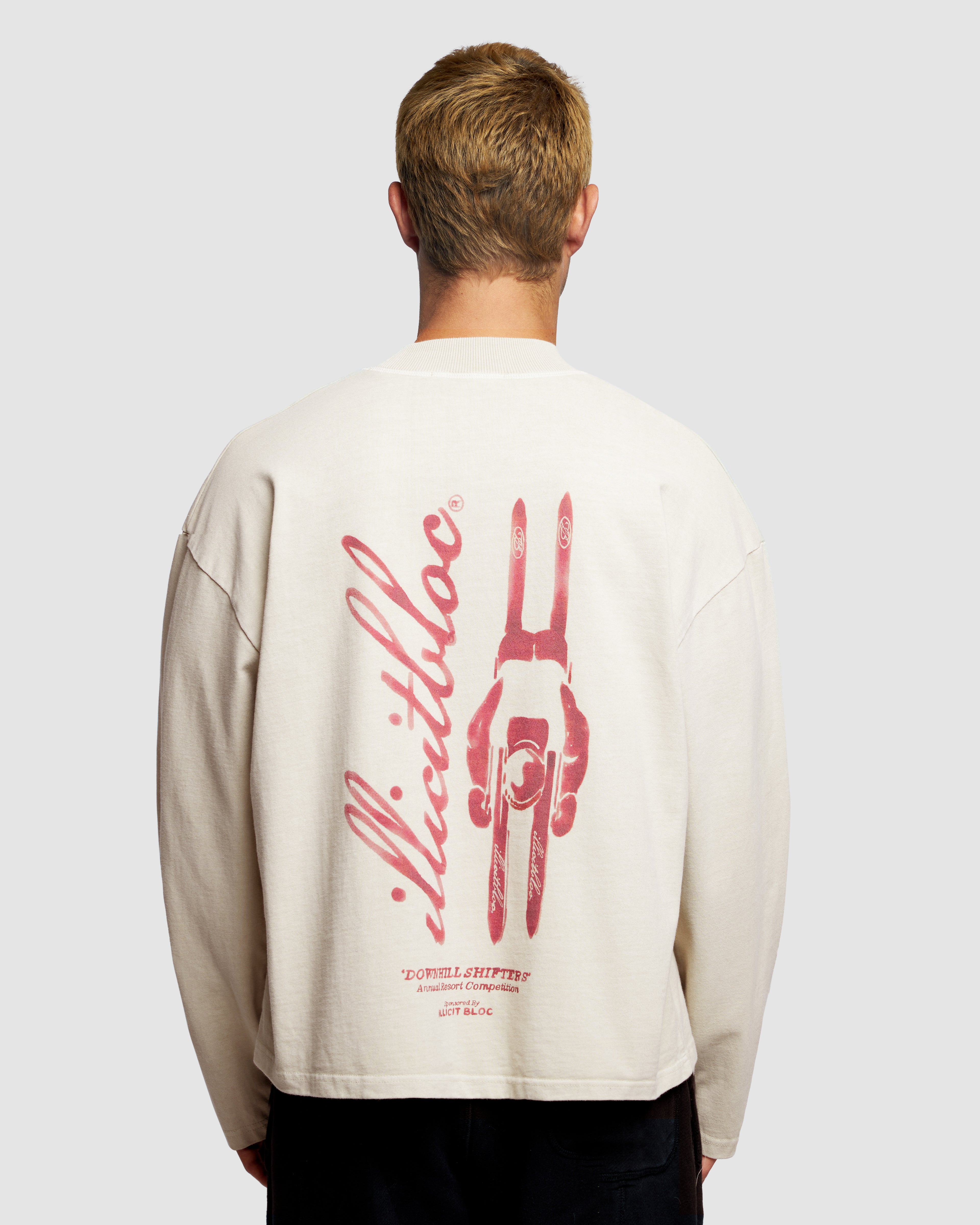 Poster Long Sleeve T-shirt - Oyster