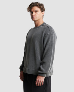 NAUTICAL PULLOVER - WASHED BLACK