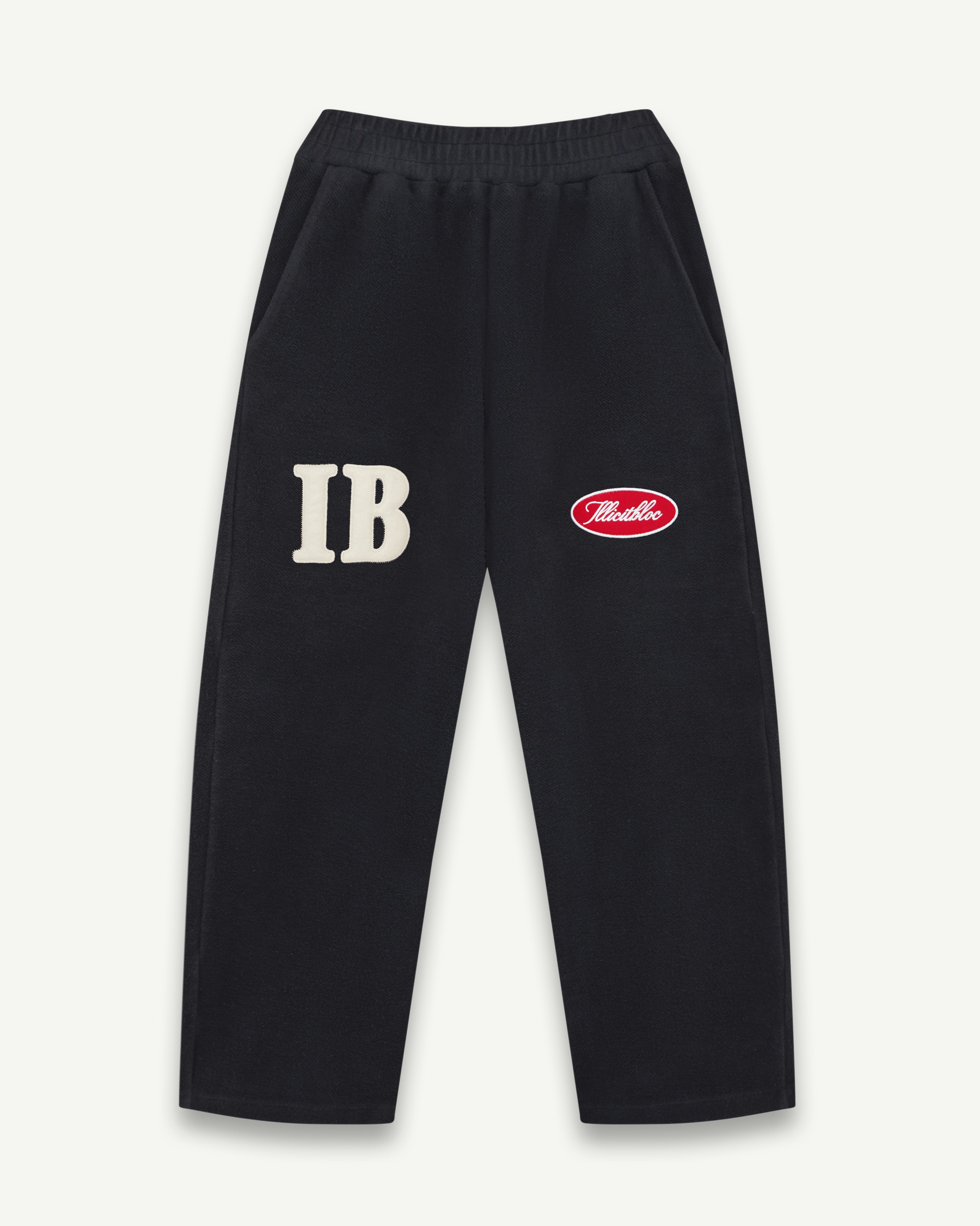 Reverse Spellout Sweatpants - Vintage Black