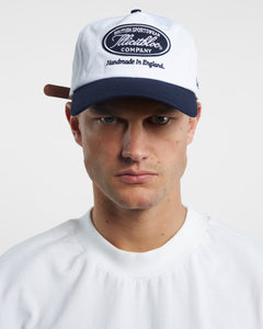 COMPANY STAMP CAP - WHITE/NAVY