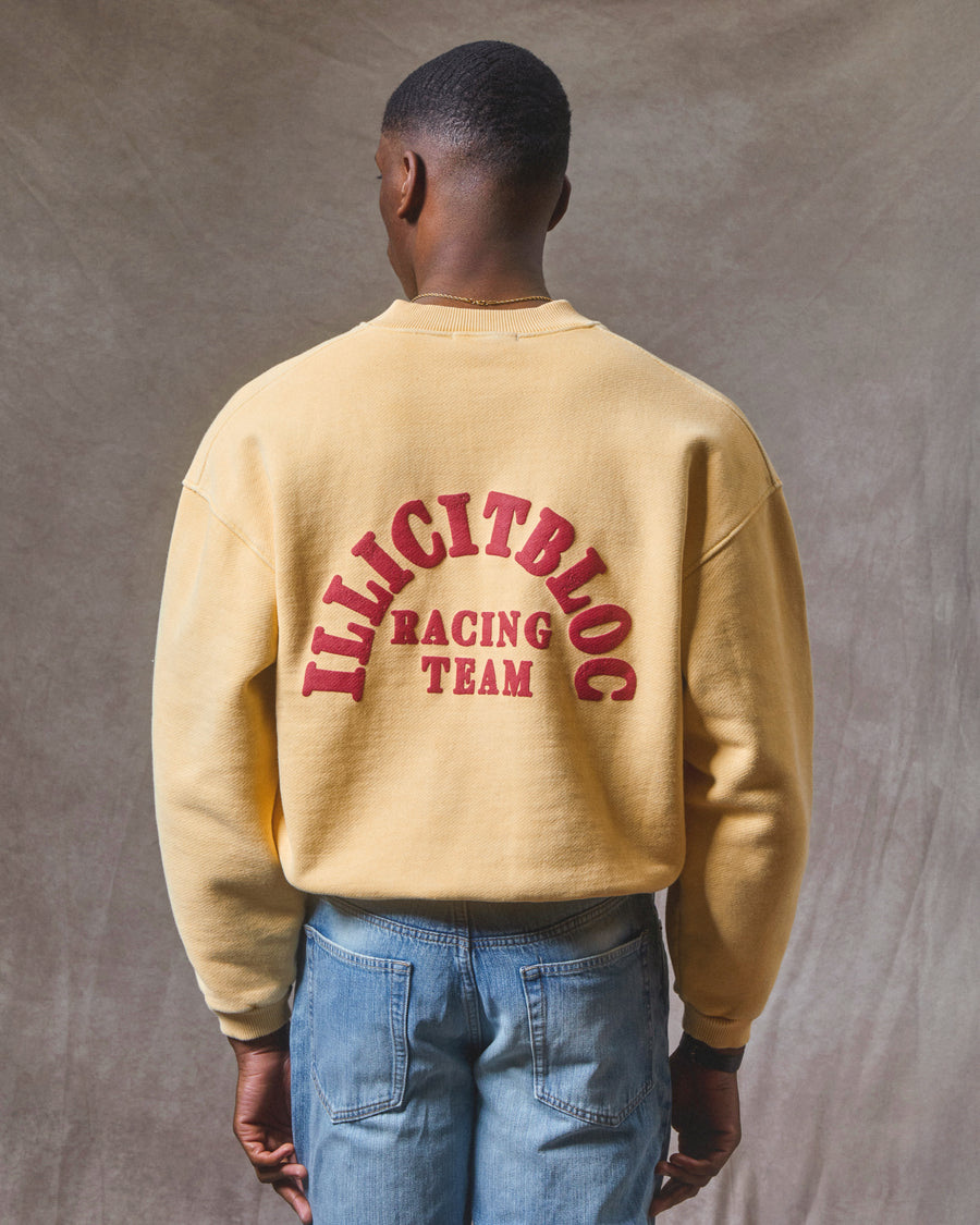 RACING TEAM HENLEY CREWNECK - MIMOSA