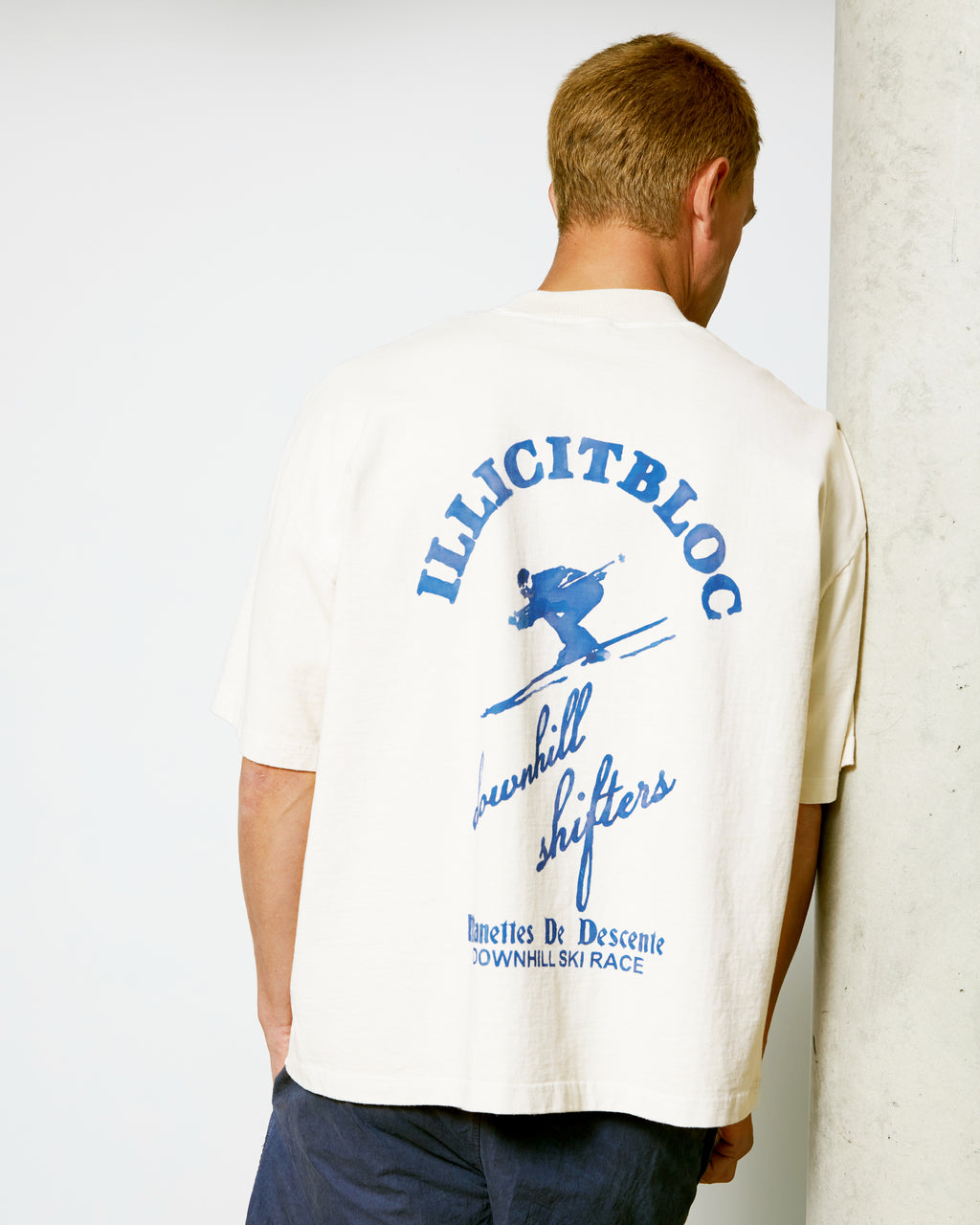 Descente T-shirt - Oyster