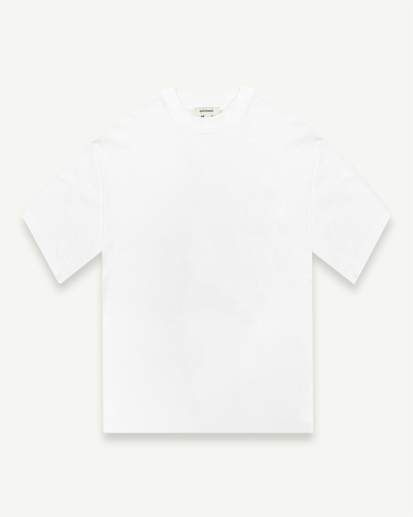 10oz FITTED T-SHIRT - WHITE