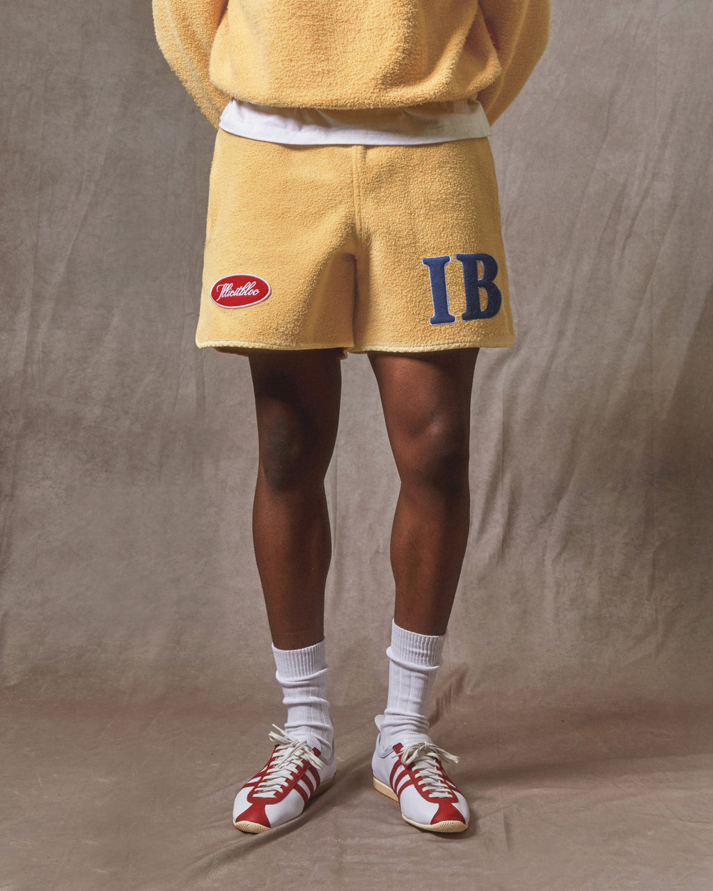 Reverse Spellout Sports Shorts - Mimosa