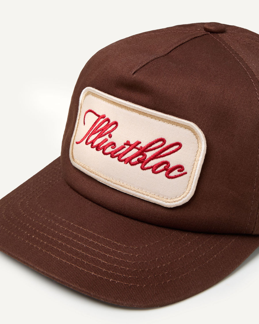 PATCHWORK CAP - BROWN