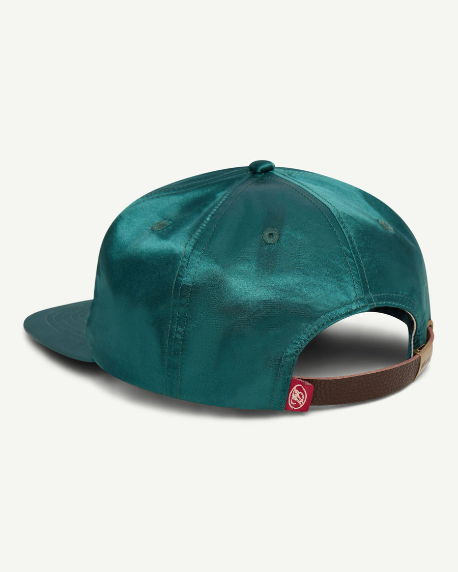 LEGACY PATCHWORK SATIN CAP - TEAL