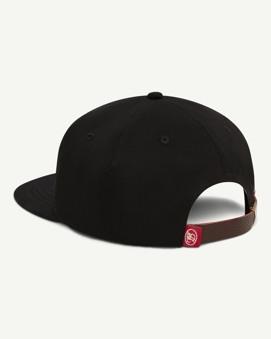 LEATHERS CAP - BLACK