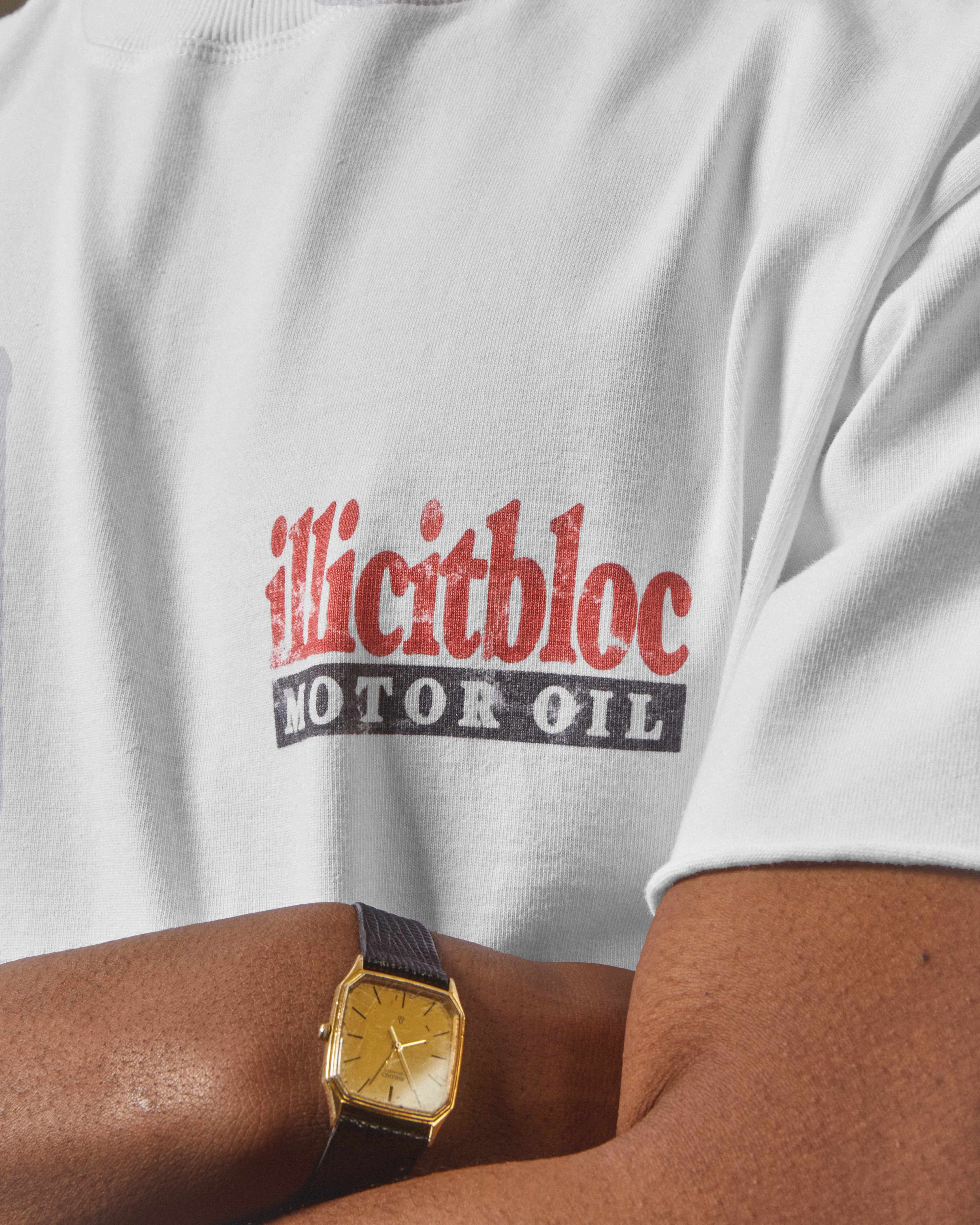 Mag Raw Hem T-shirt - White