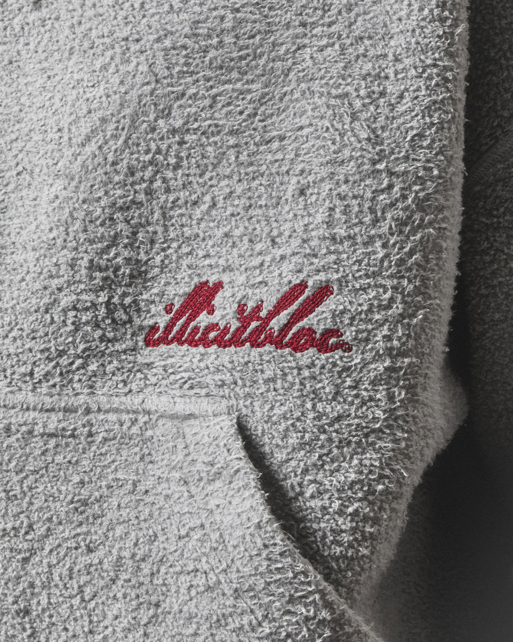 Reverse Box Hoodie - Powder Grey