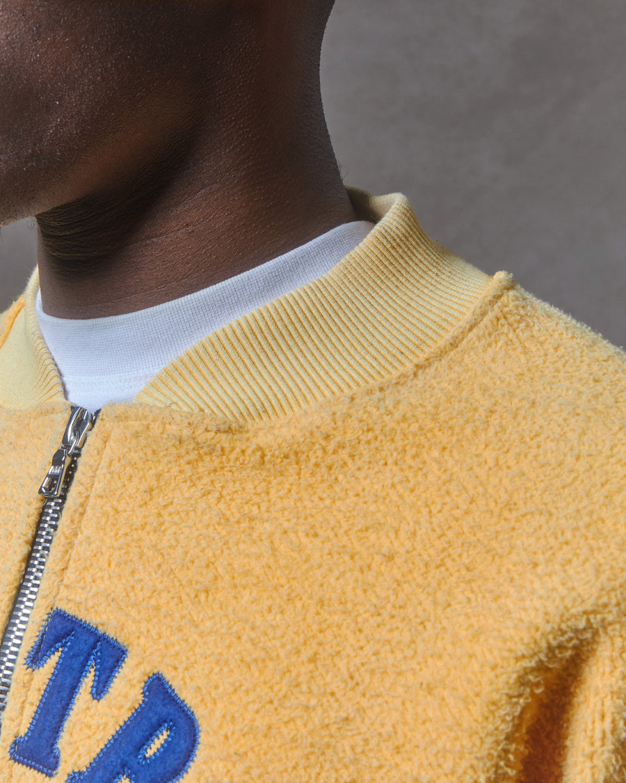 REVERSE SPELLOUT 1/4 ZIP - MIMOSA