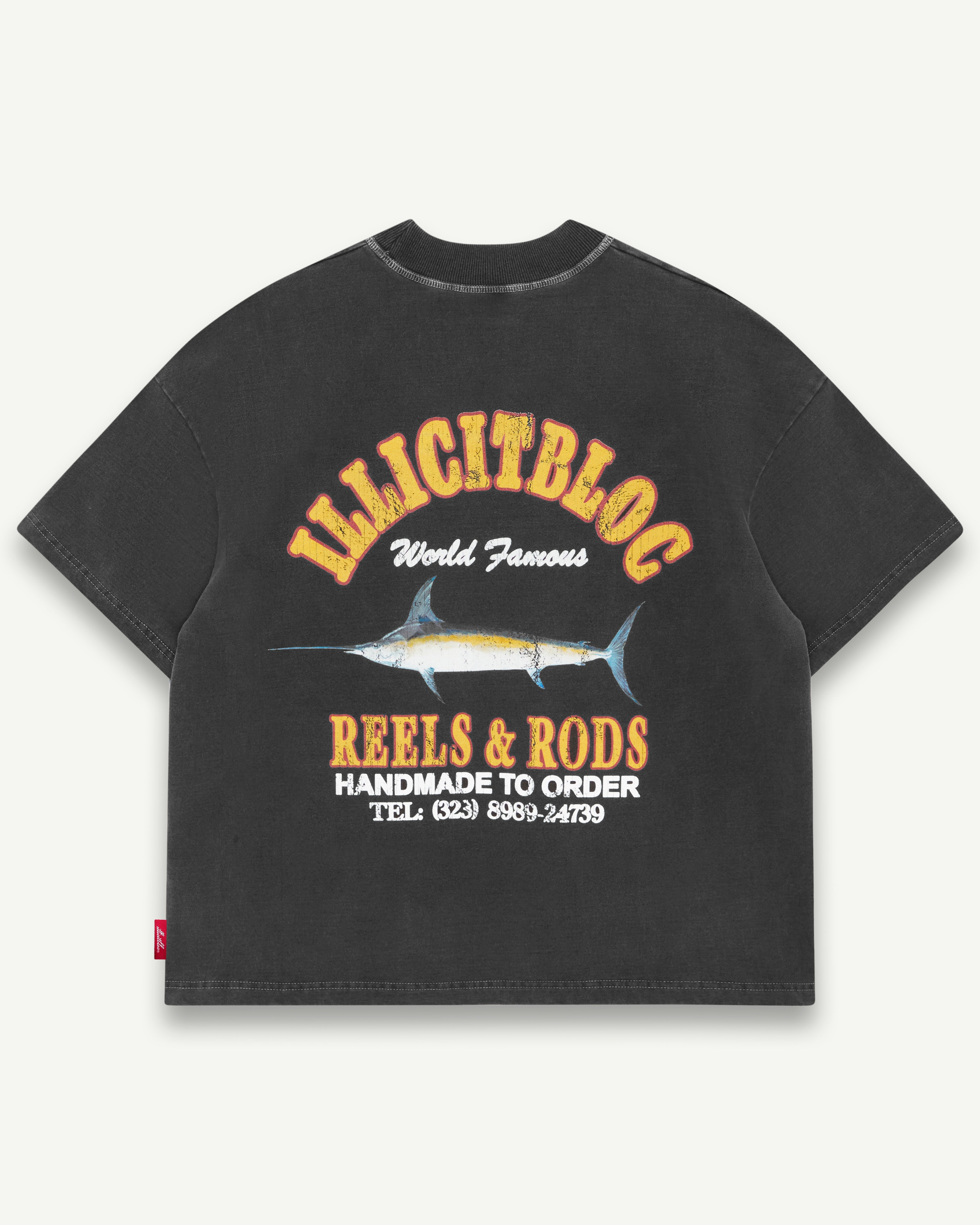 REELS & RODS CLOUDWEAVE™ T-SHIRT - CHARCOAL – Illicitbloc