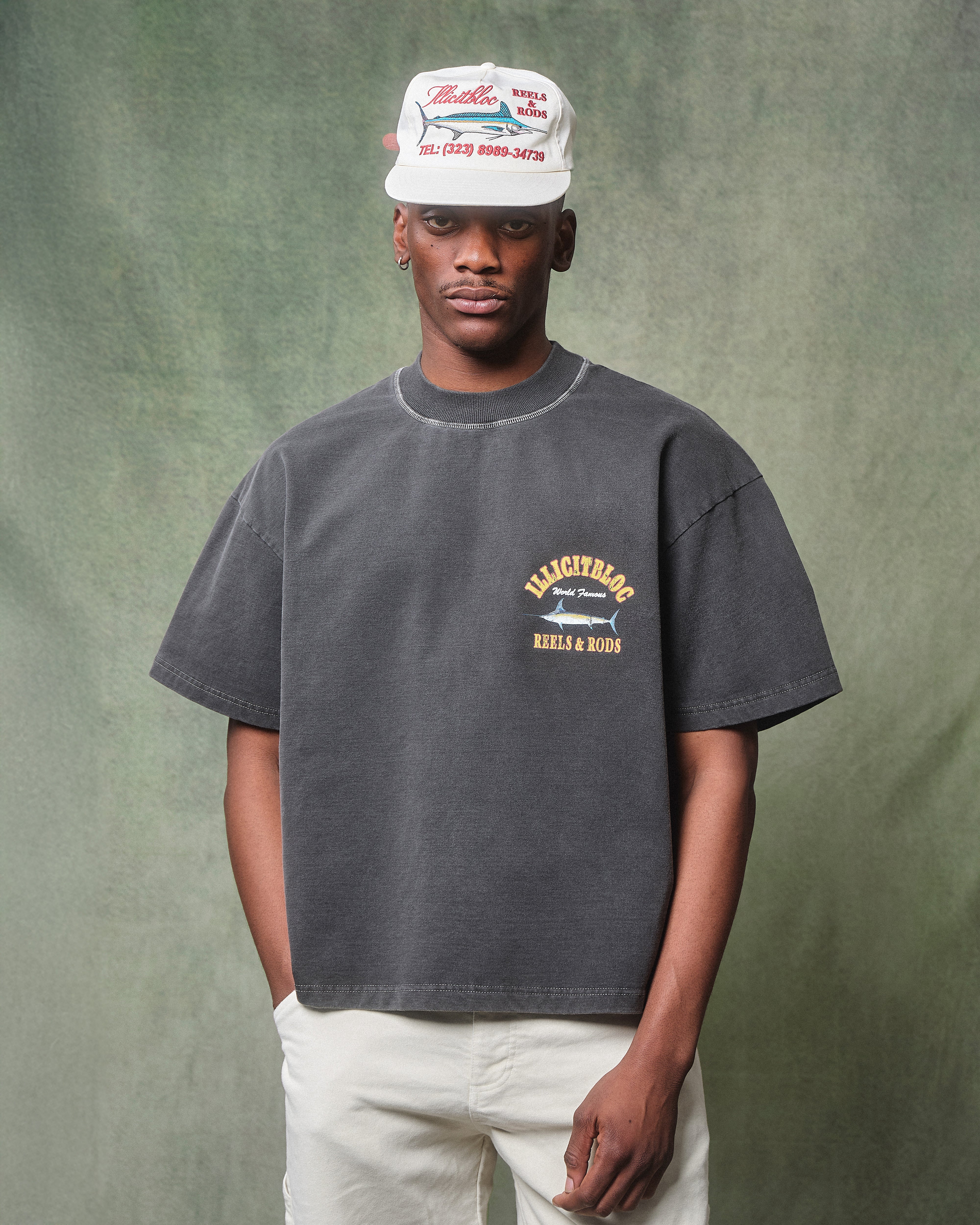 REELS & RODS CLOUDWEAVE™ T-SHIRT - CHARCOAL – Illicitbloc