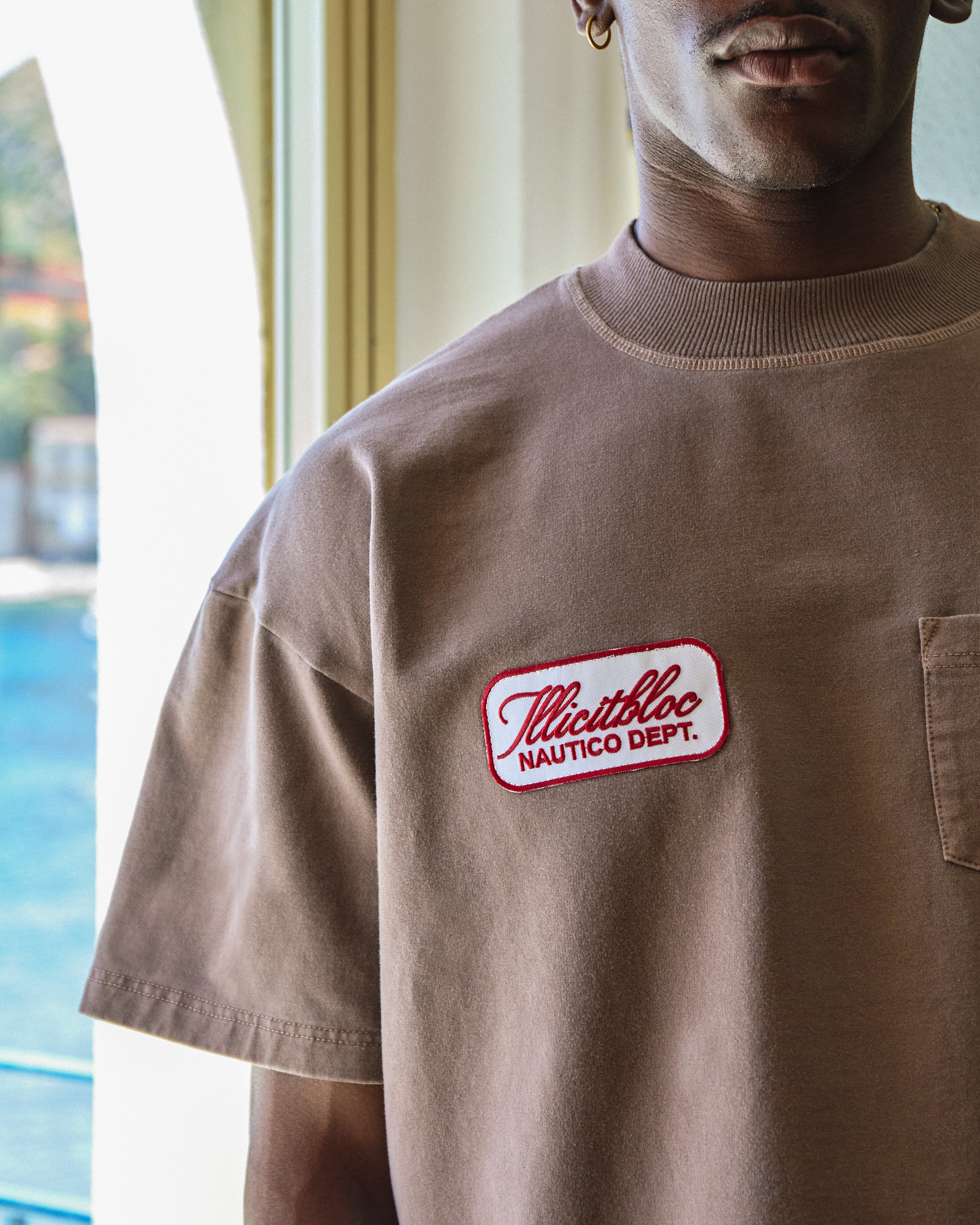 Dept. Pocket T-shirt - Washed Brown