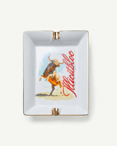 BULL MASCOT ASHTRAY