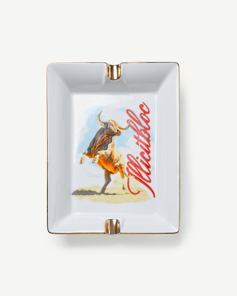 BULL MASCOT ASHTRAY