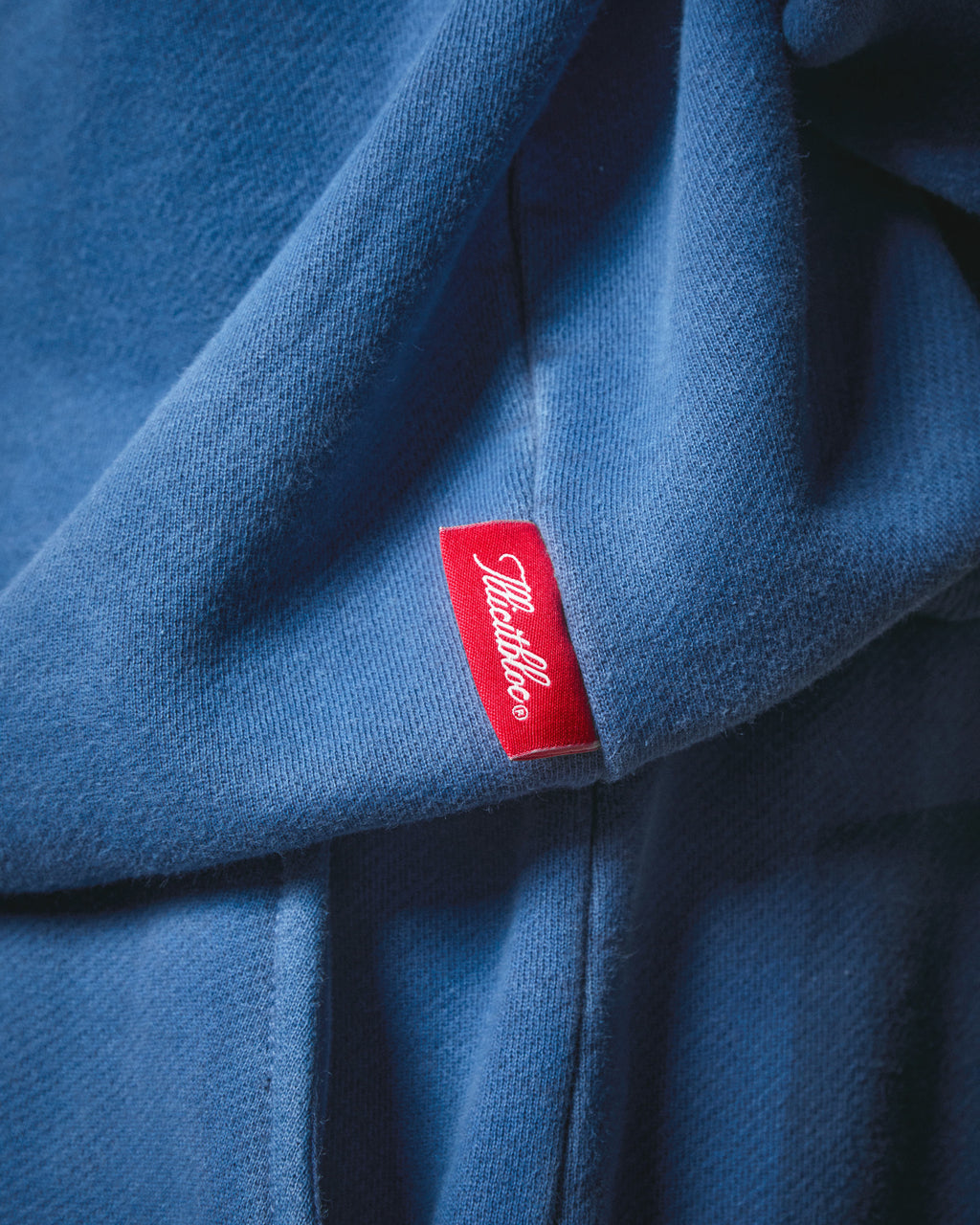 LEATHERS IRONWEAVE™ FADED POCKET SWEATSHIRT - CHORE BLUE