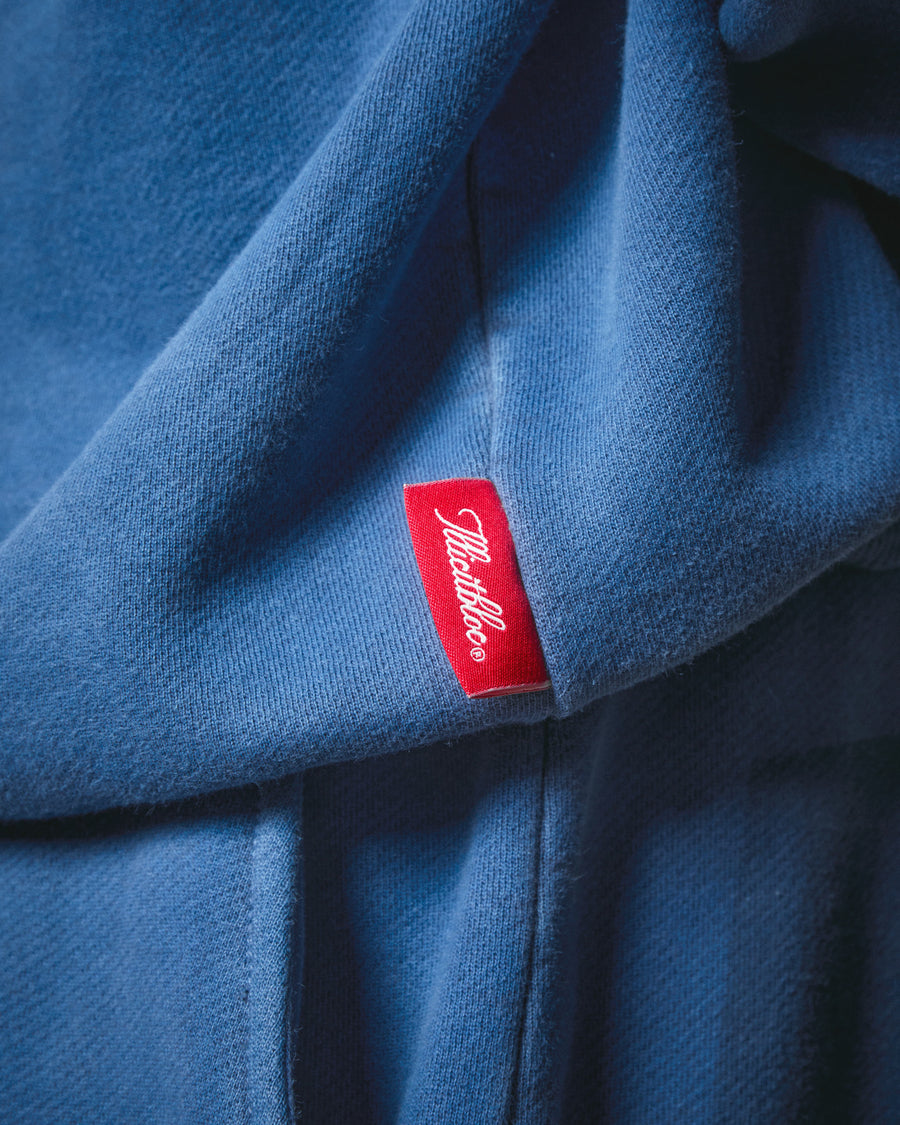 LEATHERS IRONWEAVE™ FADED POCKET SWEATSHIRT - CHORE BLUE