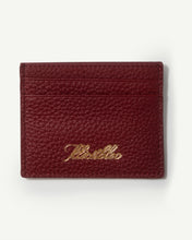 Load image into Gallery viewer, LEATHER CARD HOLDER - BURGUNDY
