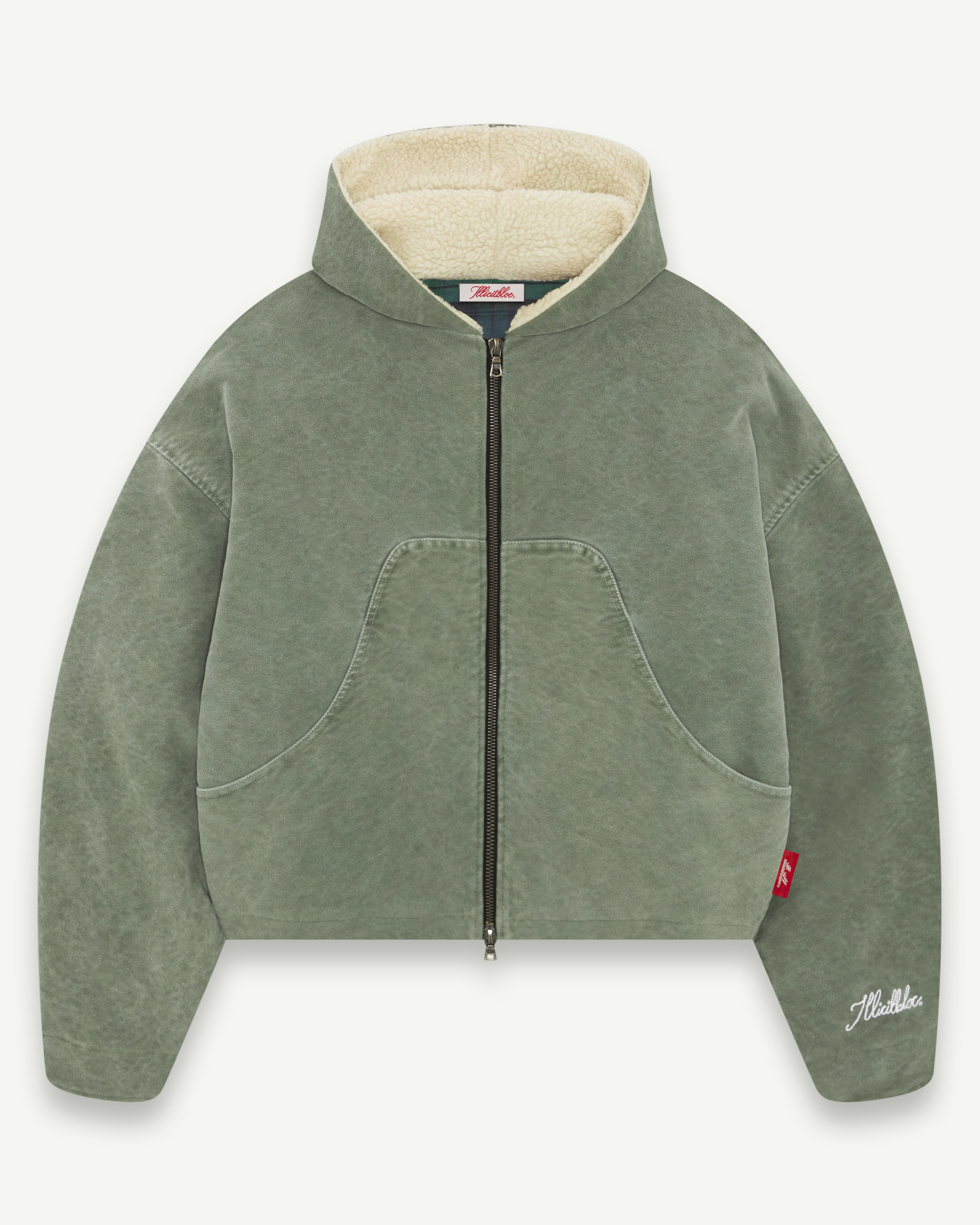 Angler Hooded Jacket - Moss Gray