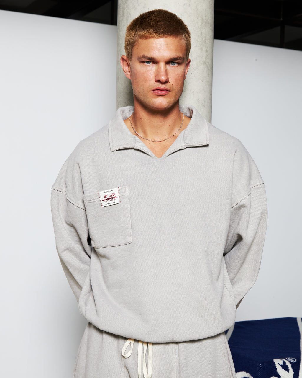 Après Drill Top - Powder Grey