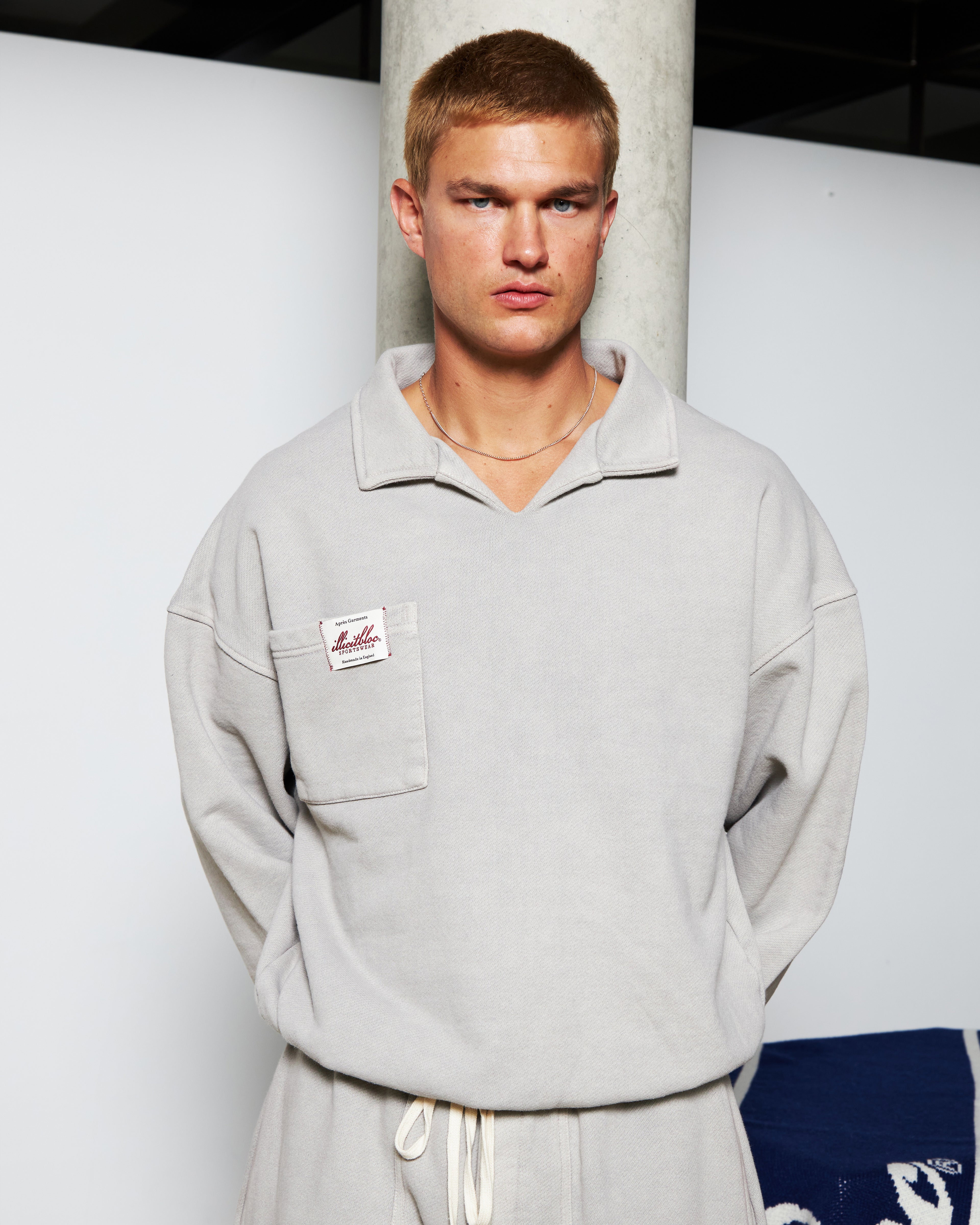 Après Drill Top - Powder Grey