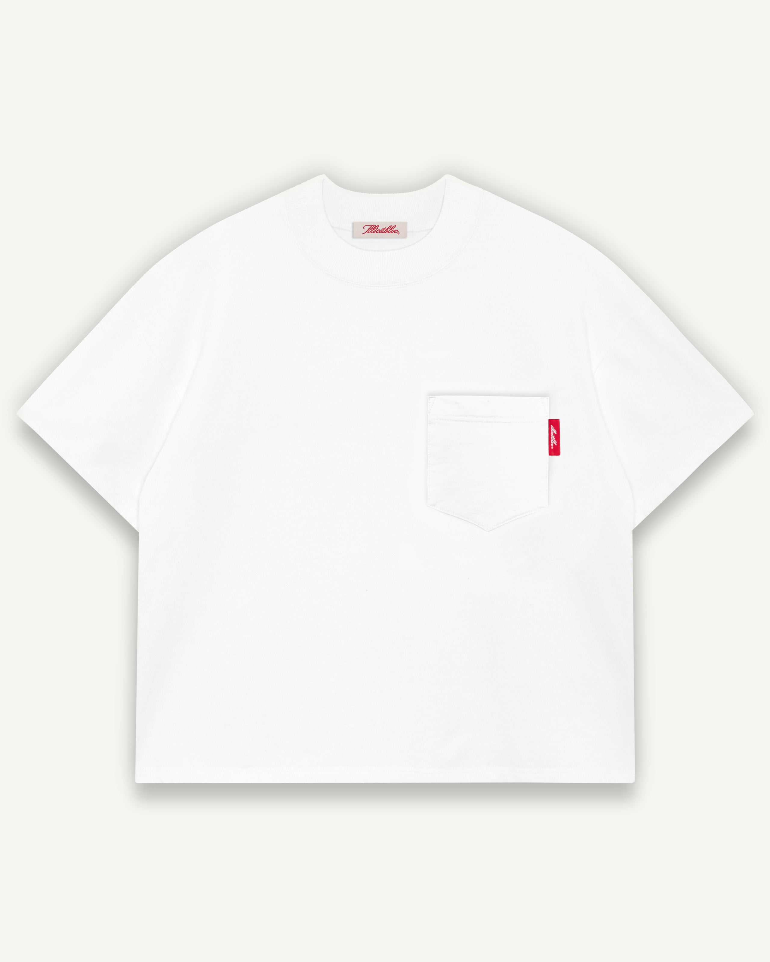 CLASSIC CLOUDWEAVE™ POCKET T-SHIRT - WHITE