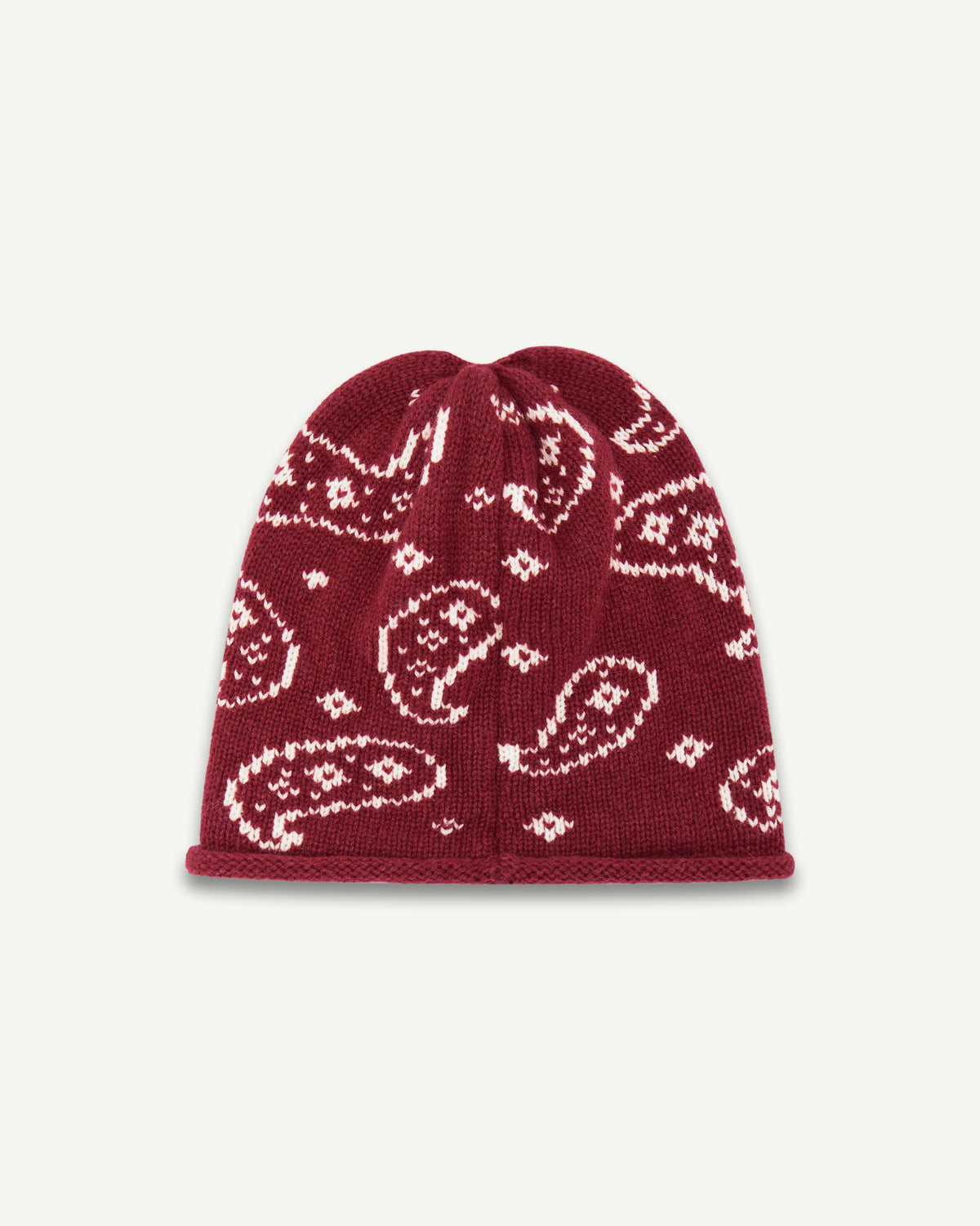 BANDANA ROLLBACK BEANIE - RED