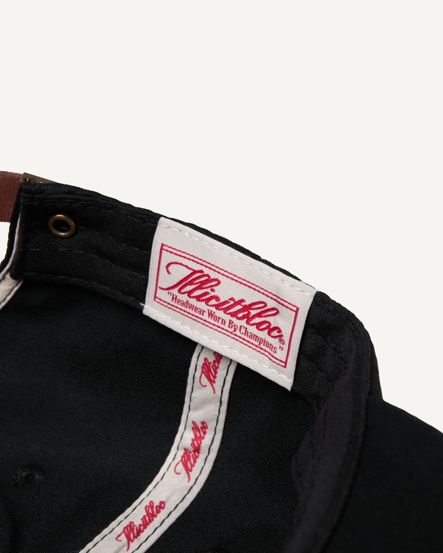 LEATHERS CAP - BLACK