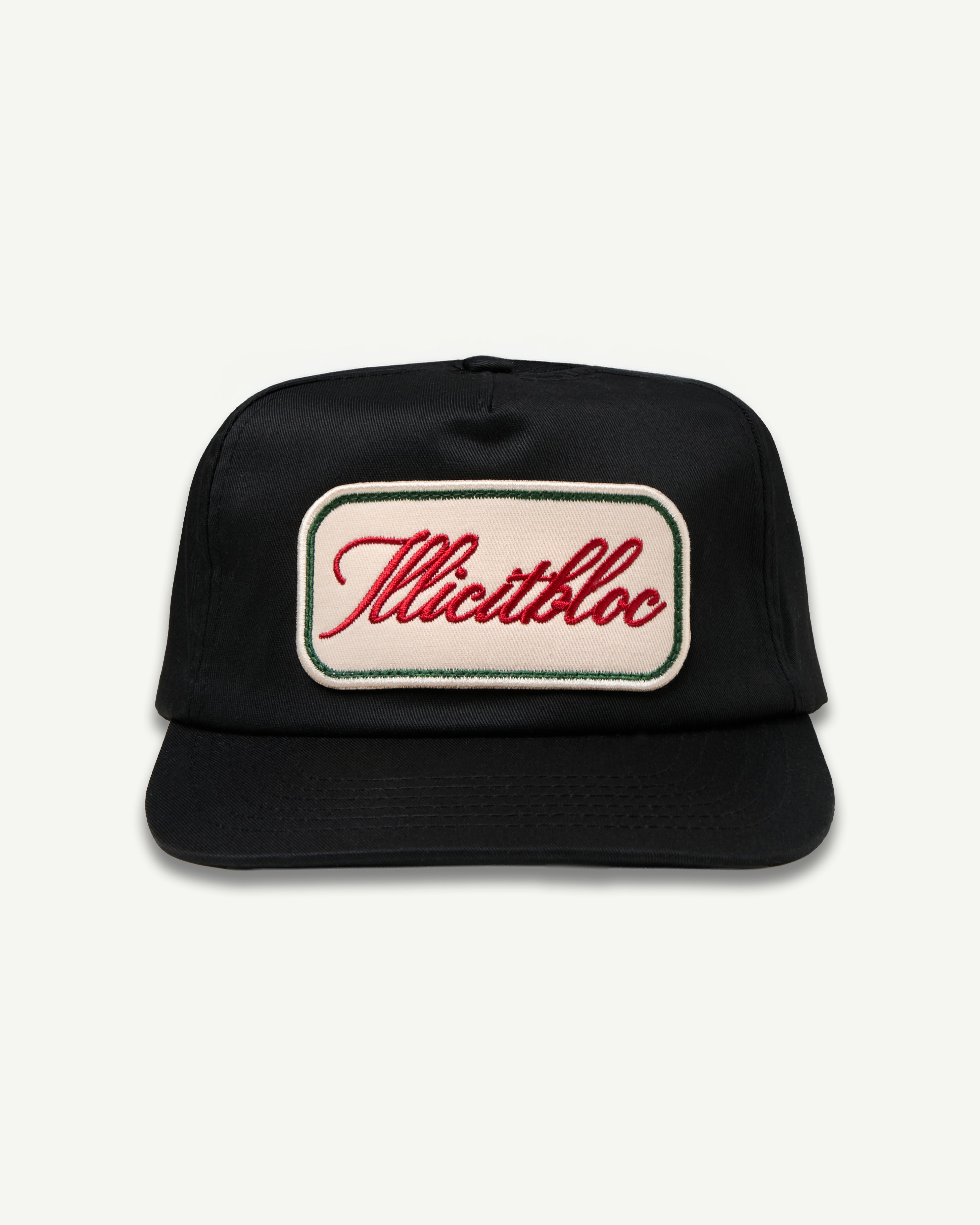 PATCHWORK CAP - BLACK
