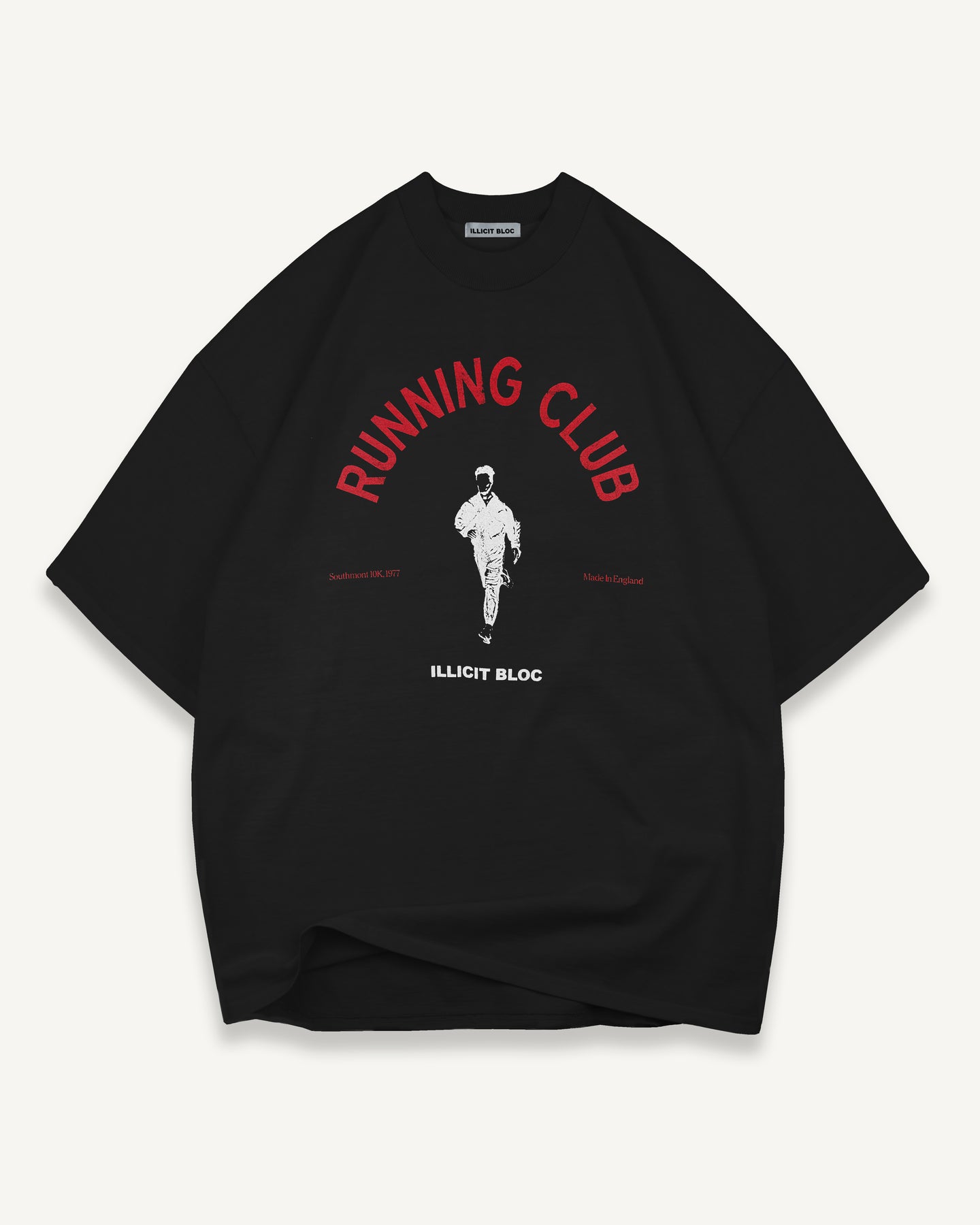 RUNNING CLUB T-SHIRT - BLACK