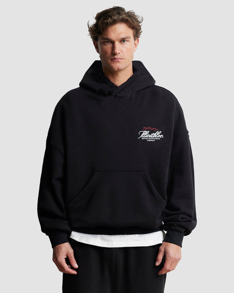SILHOUETTE HOODIE - BLACK