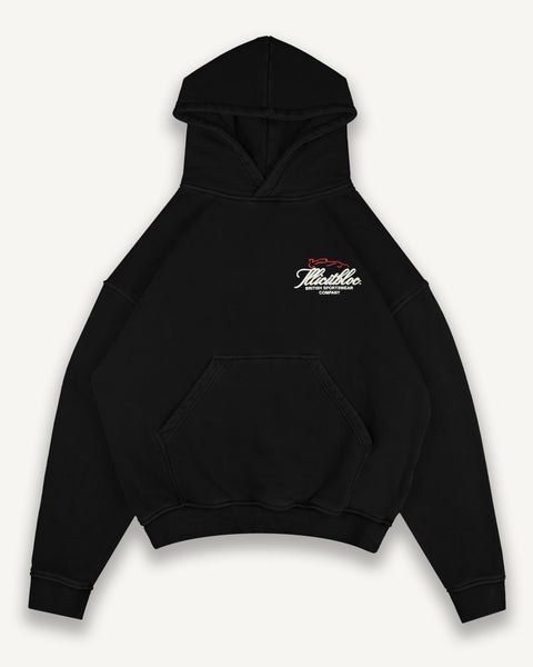 SILHOUETTE HOODIE - BLACK