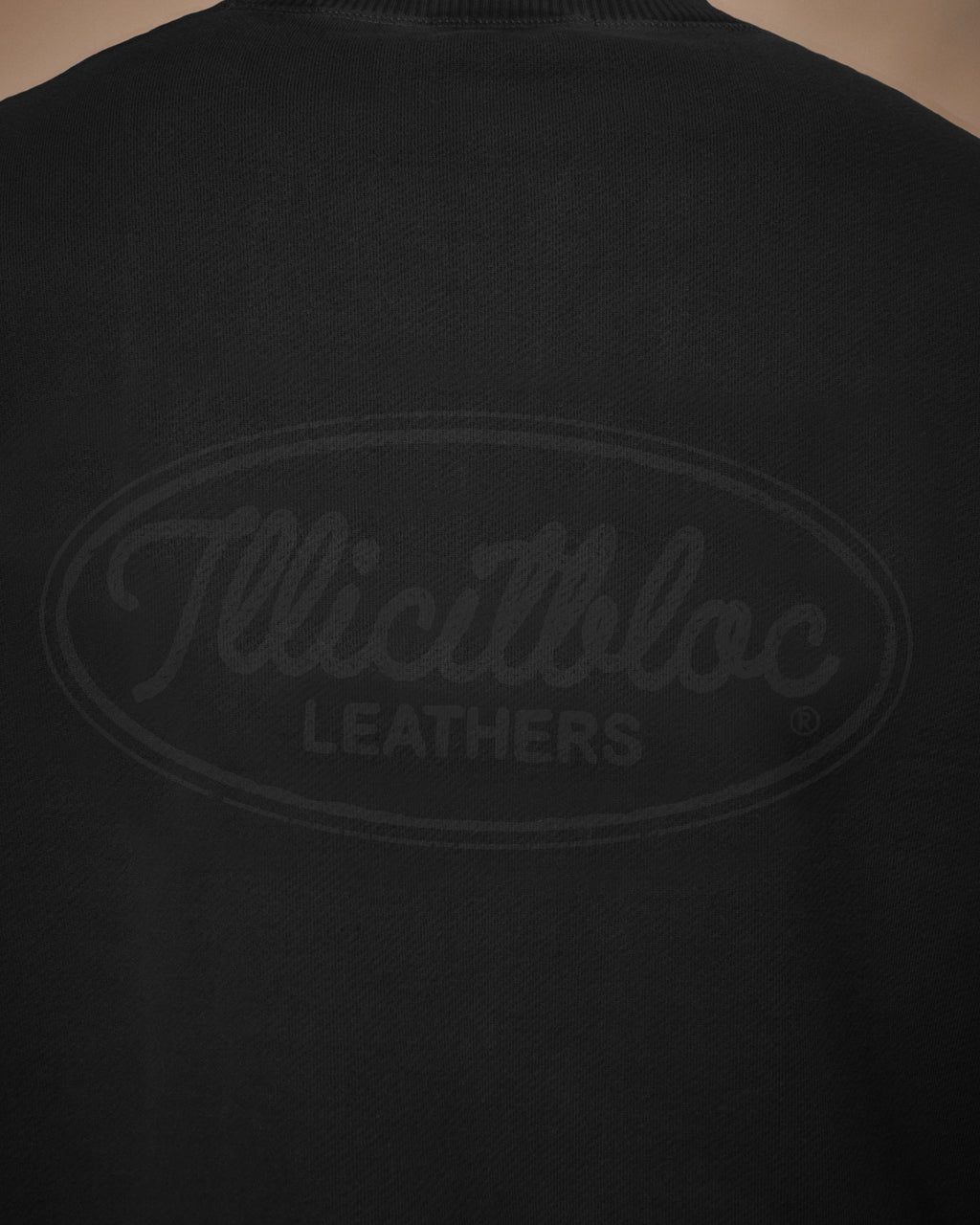 LEATHERS IRONWEAVE™ FADED POCKET SWEATSHIRT - BLACK
