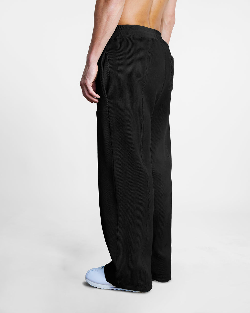 Ottoman Straight Leg - Black