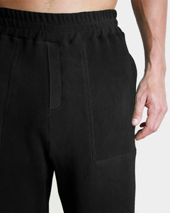 OTTOMAN STRAIGHT LEG - BLACK