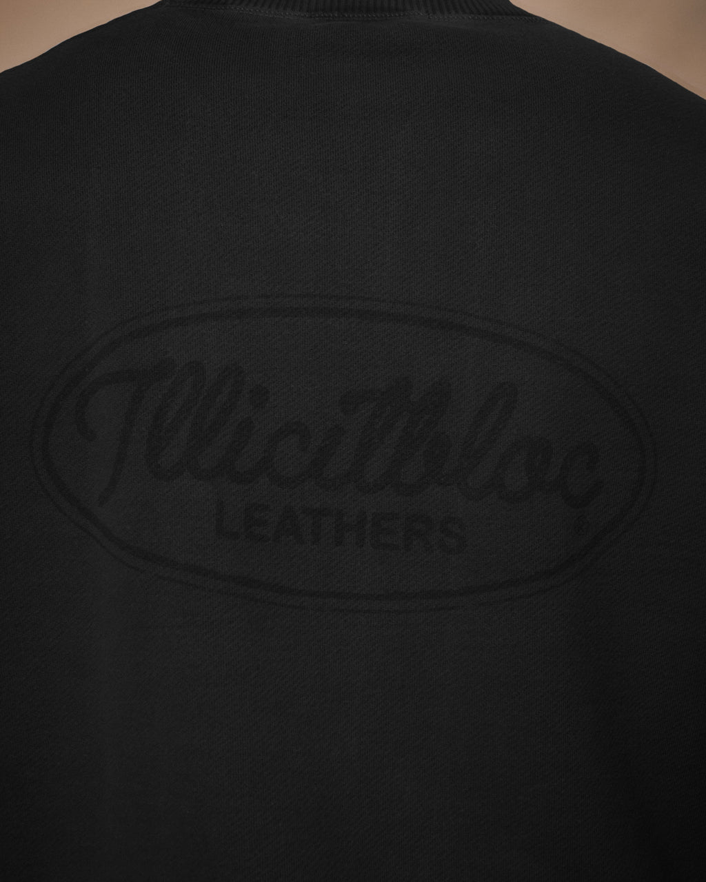 LEATHERS IRONWEAVE™ FADED POCKET SWEATSHIRT - BLACK