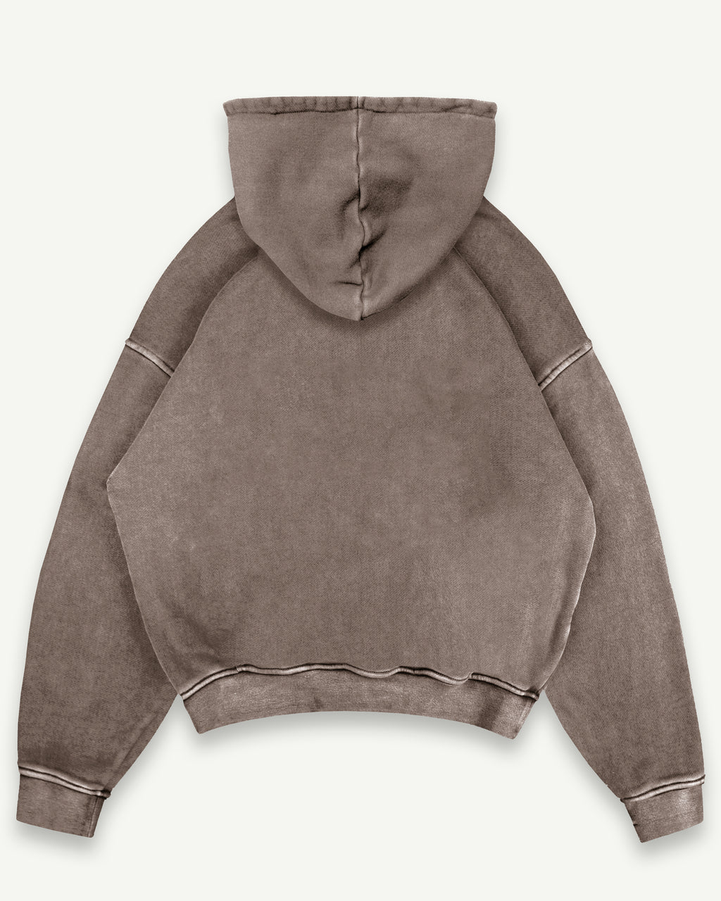 Blank Hoodie - Washed Brown