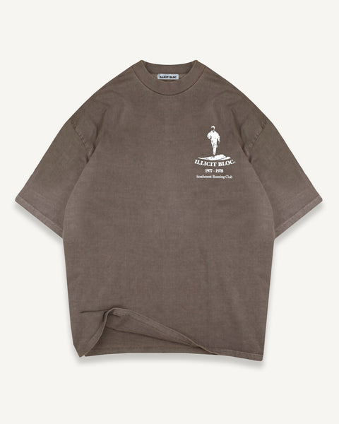 MEMBERS T-SHIRT - WASHED BROWN