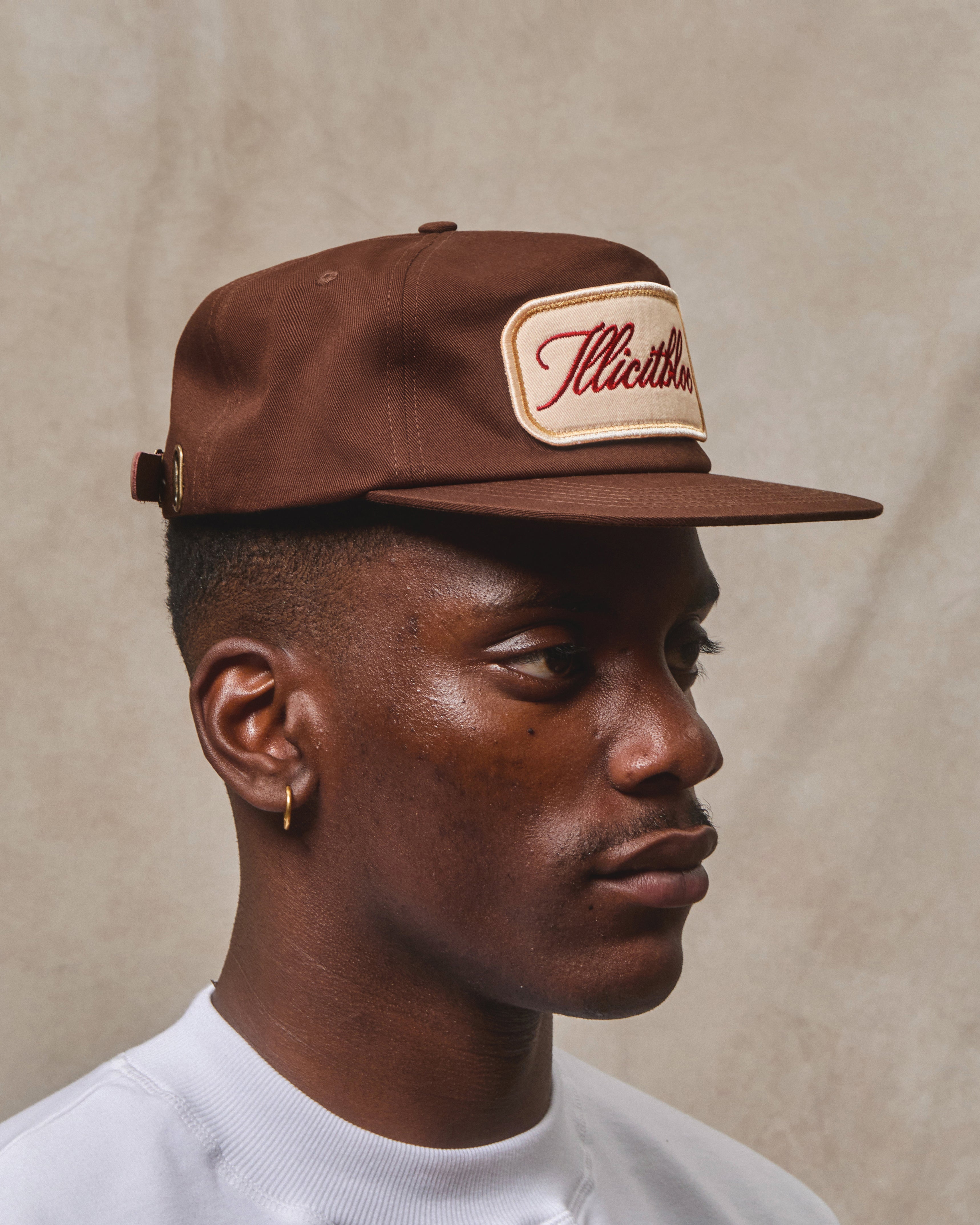 Patchwork Cap - Brown