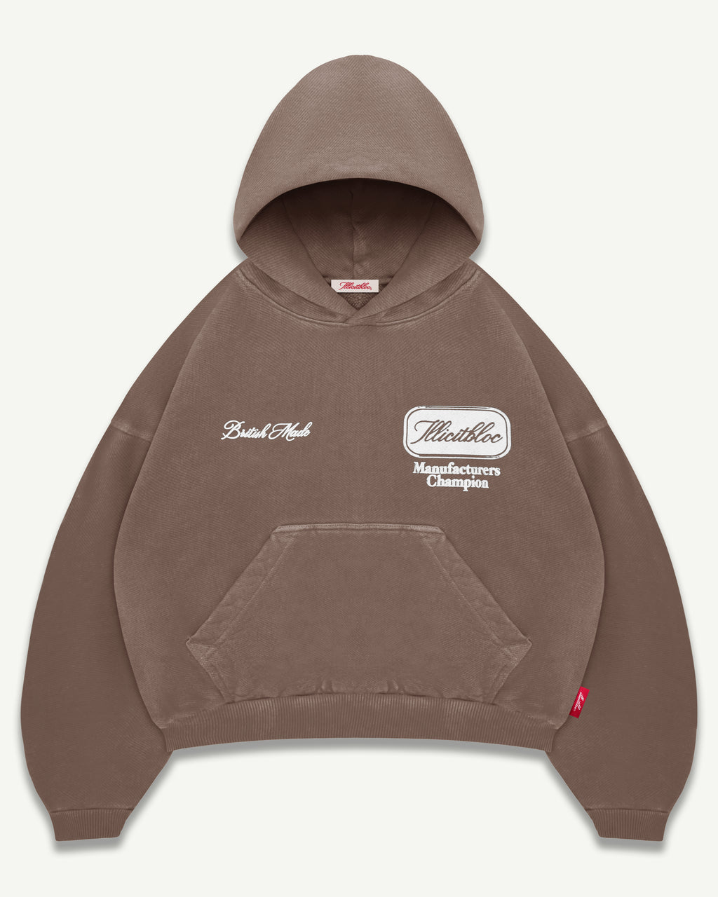 CHAMPION STAMP IRONWEAVE™ HOODIE - WASHED BROWN